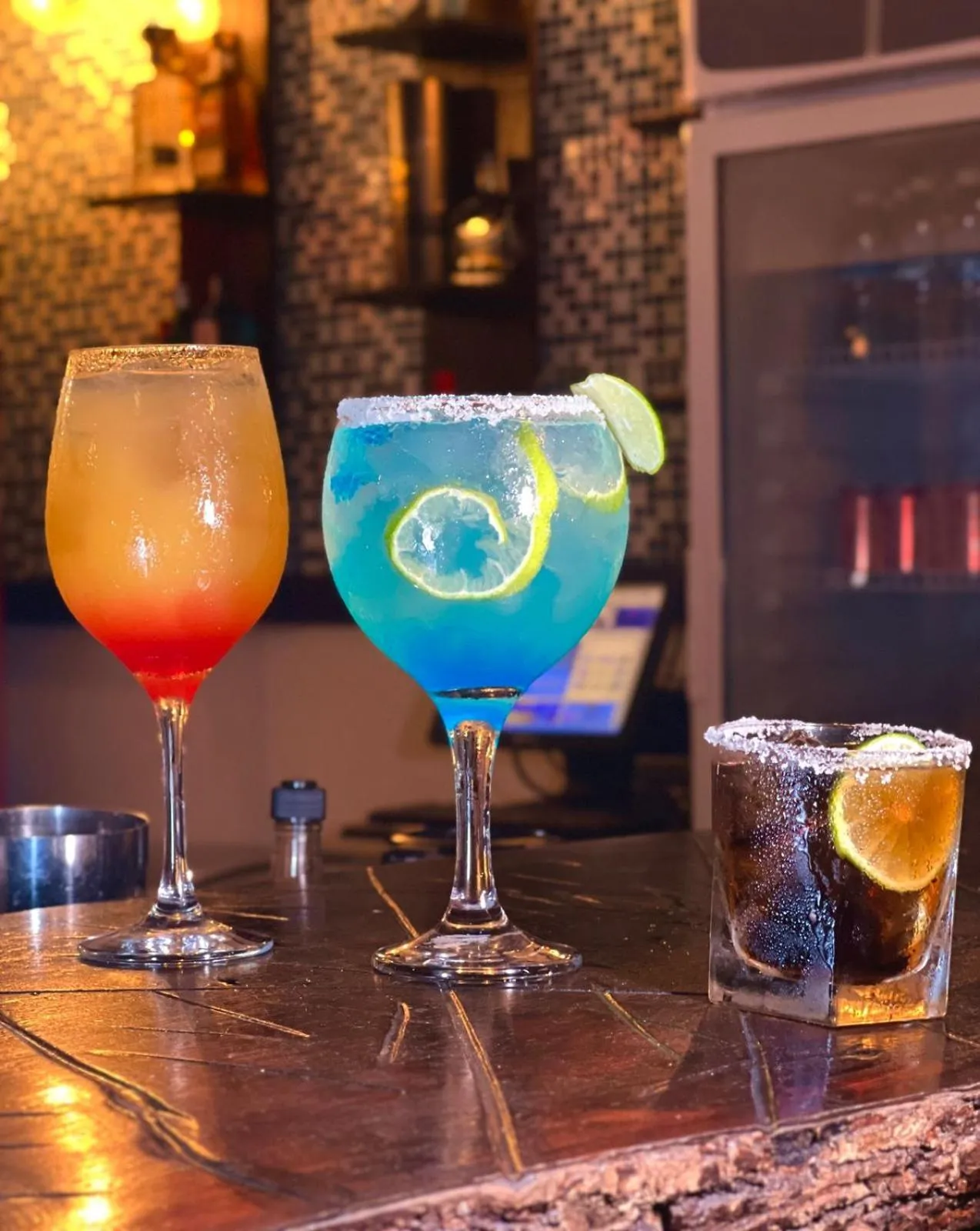 Drinks in Ocean View Hotel and Restaurant