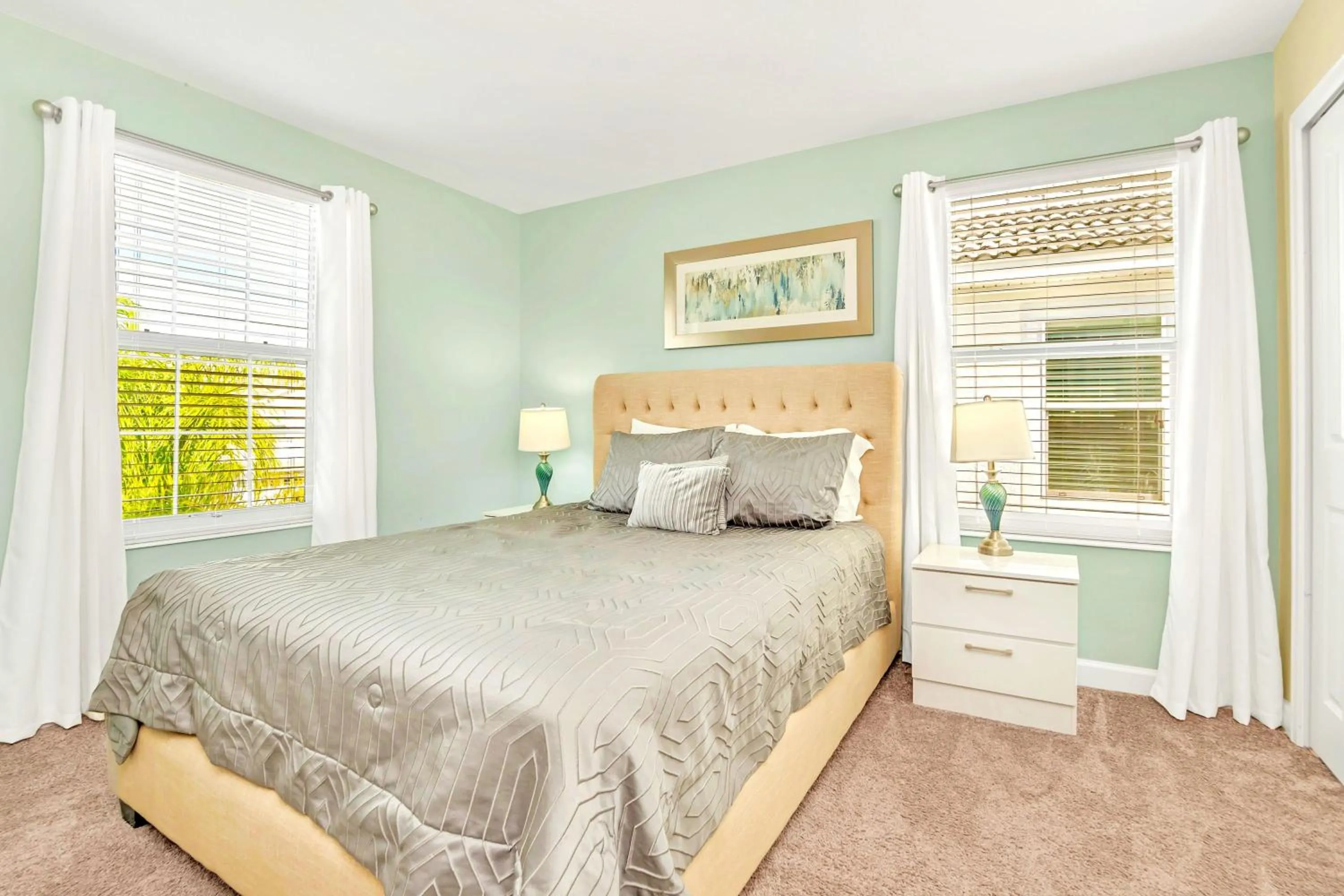 Bedroom, Bed in Stunning 8BR Home with BBQ Pool and Theater