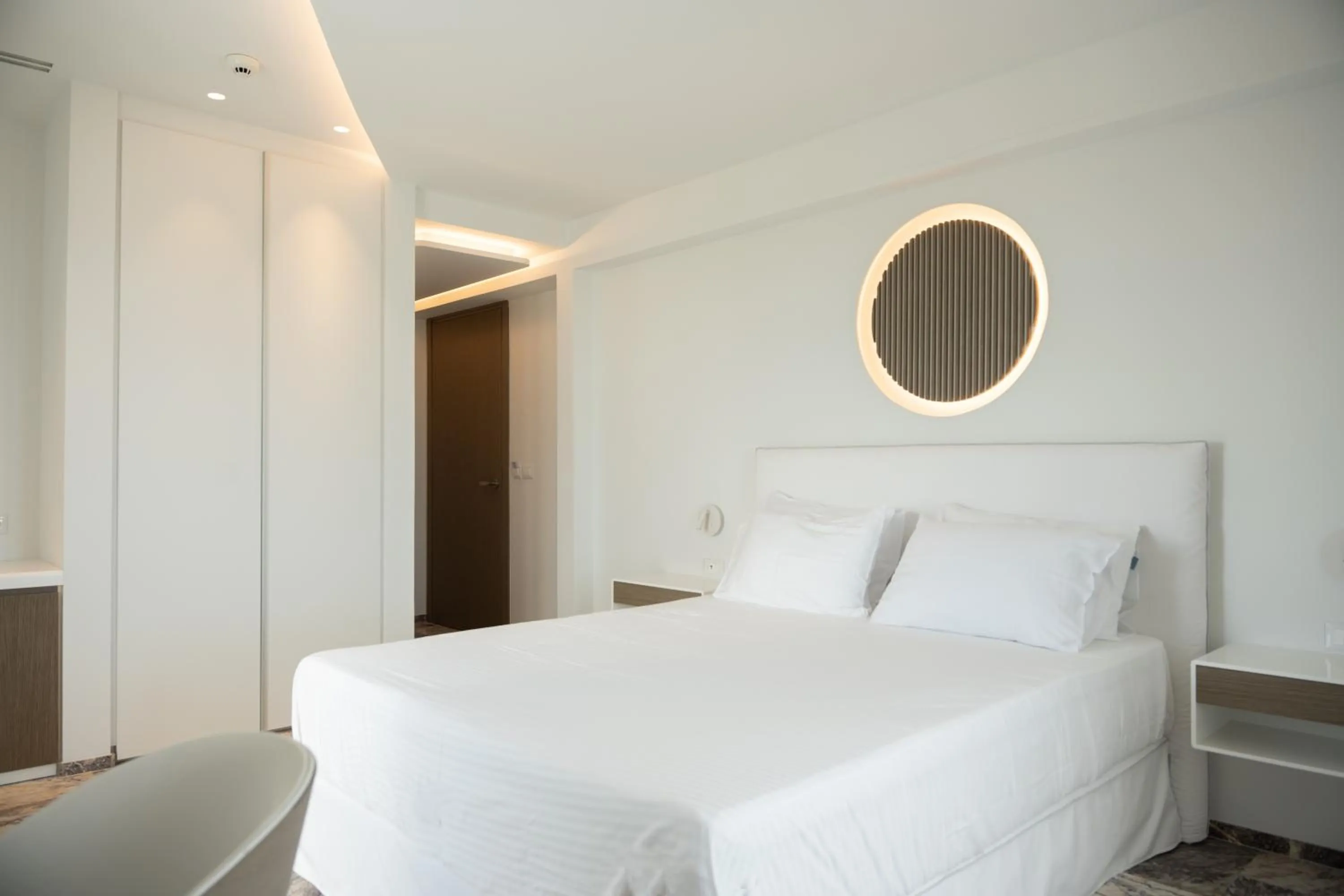 Bed in Tzanis Resort Skyros