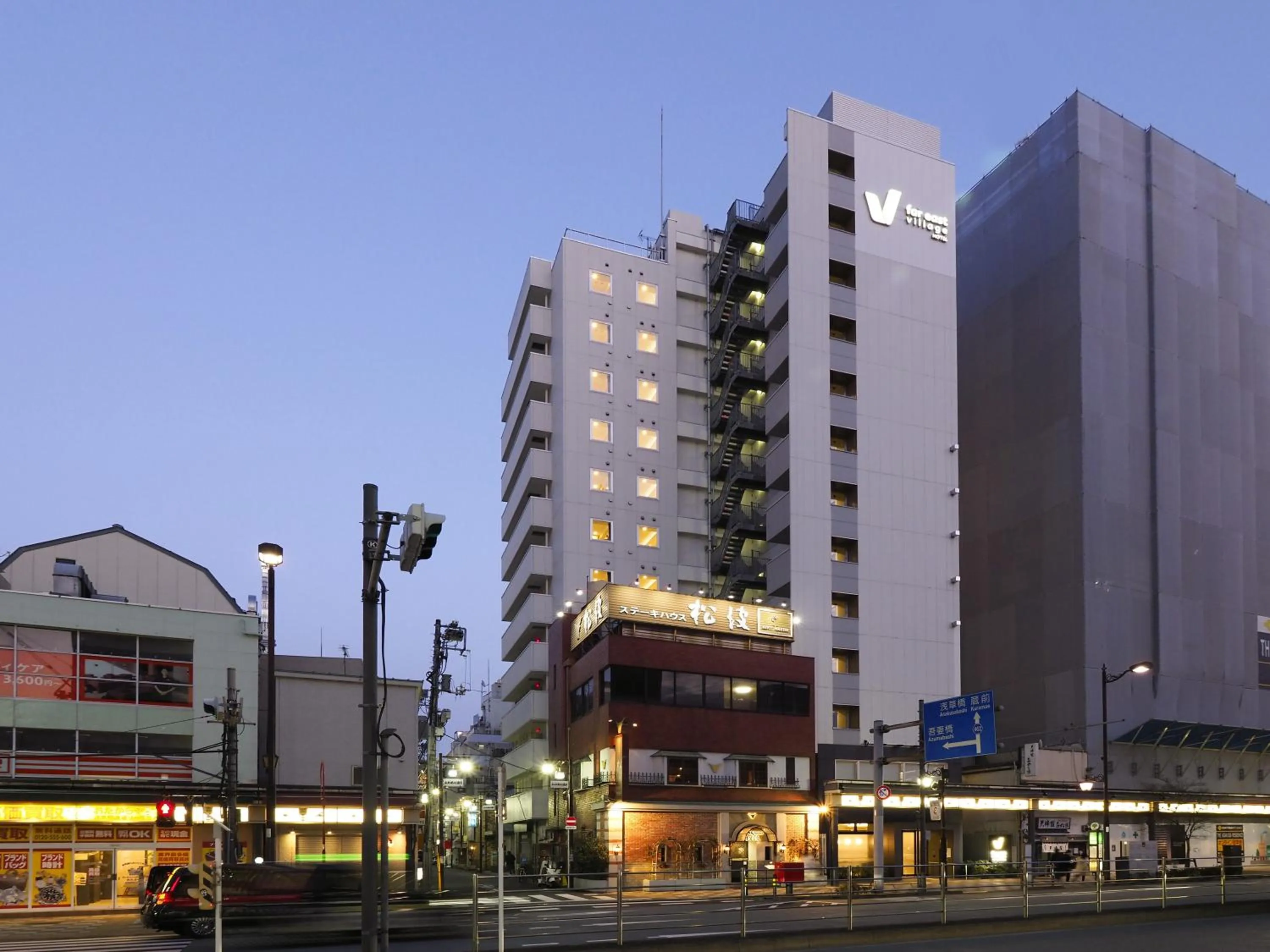 Property building in Far East Village Hotel Tokyo, Asakusa