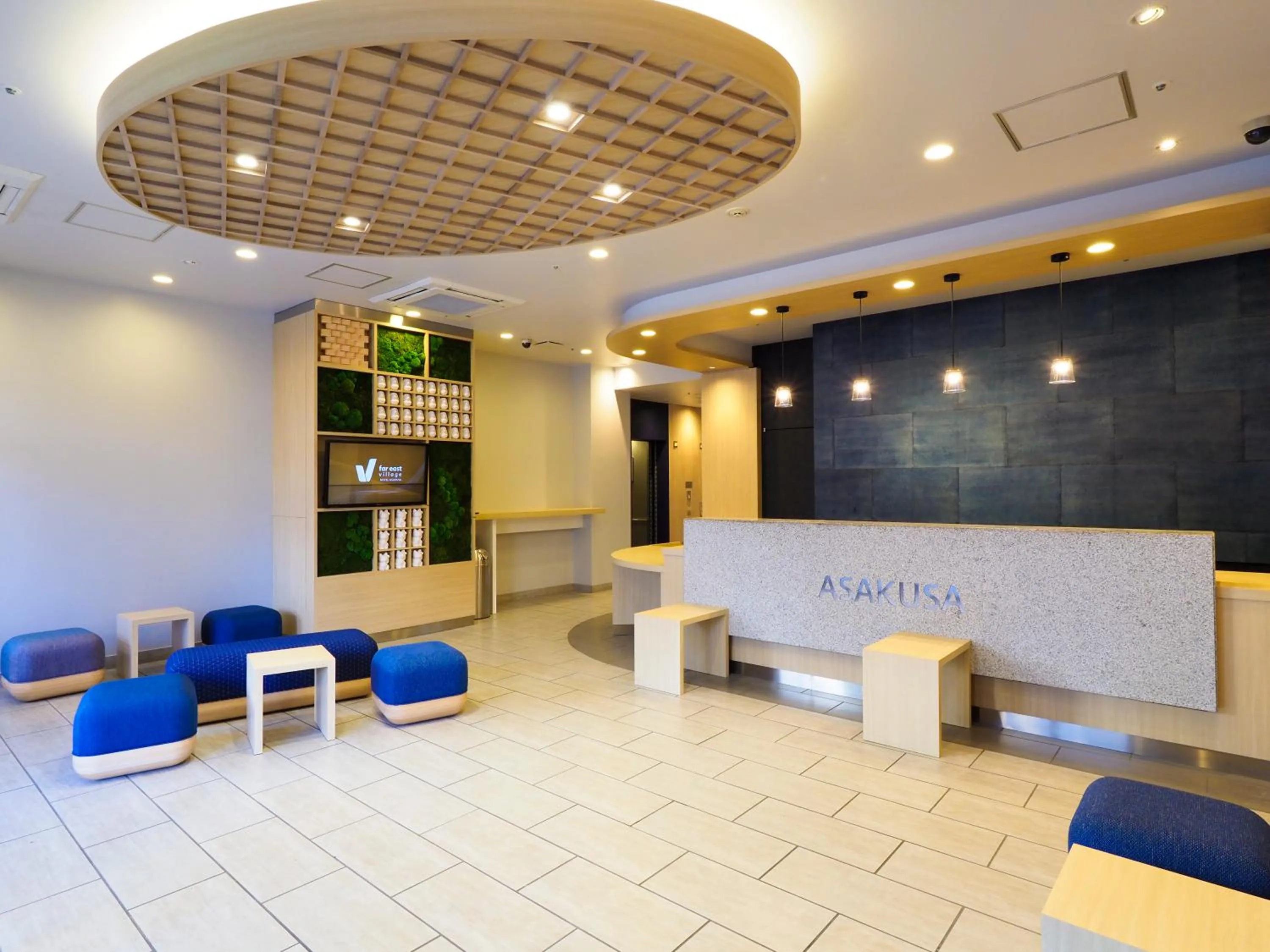 Lobby or reception in Far East Village Hotel Tokyo, Asakusa