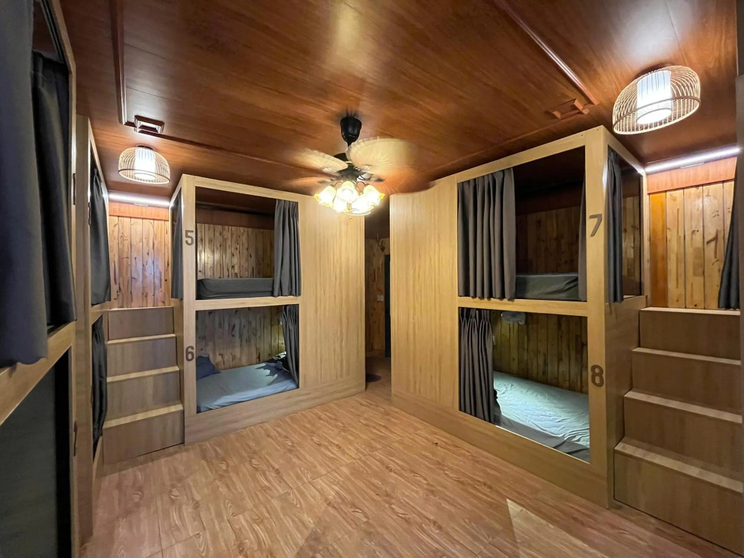 bunk bed in Tam Coc Mandala Villa & Homestay