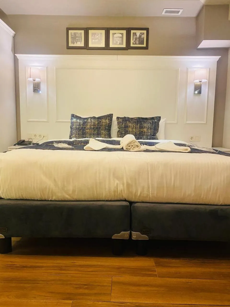 Bed in Olympos Garden Hotel