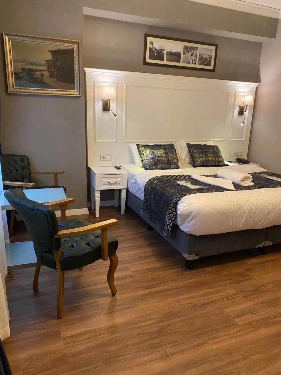 Bed in Olympos Garden Hotel