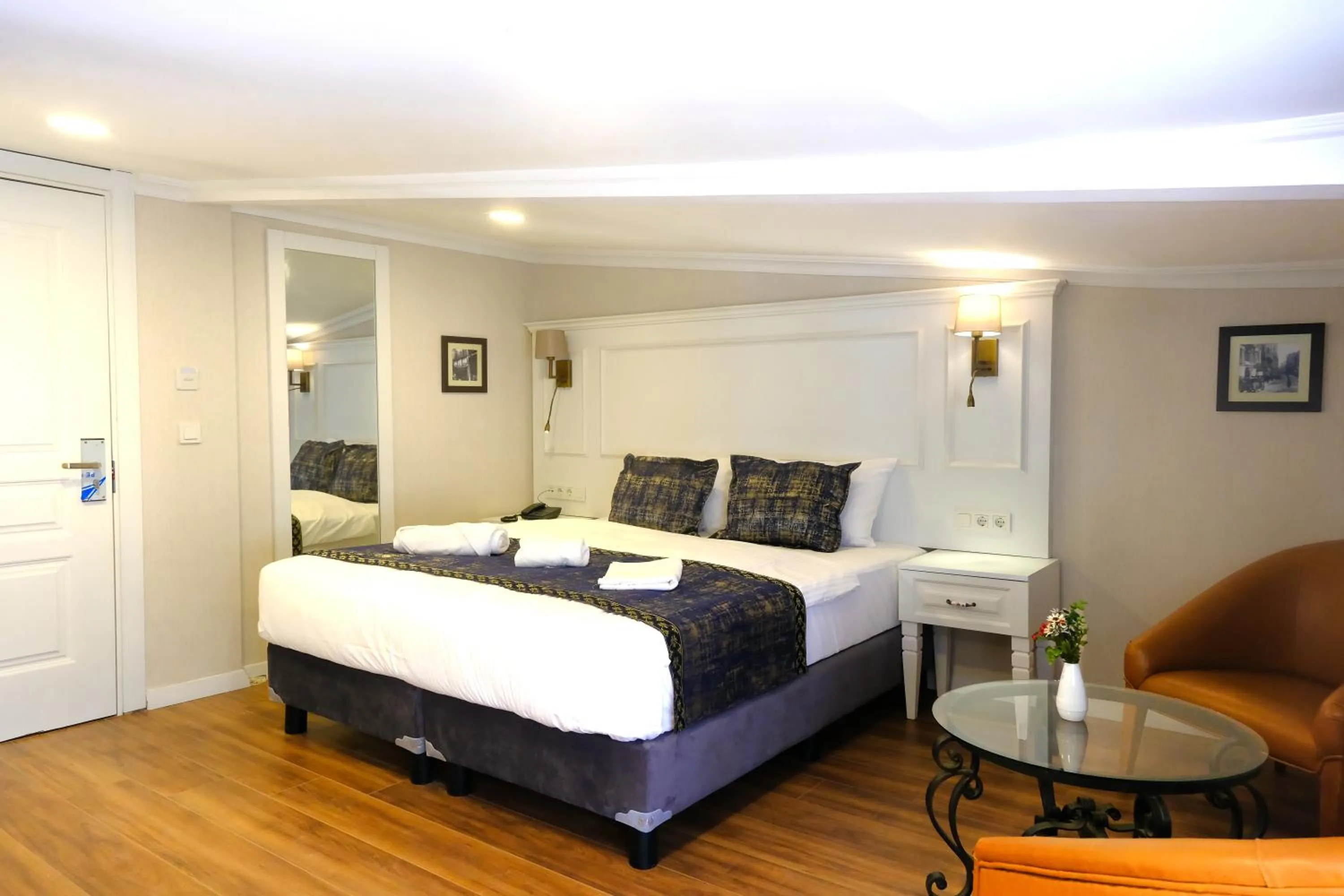 Living room, Bed in Olympos Garden Hotel