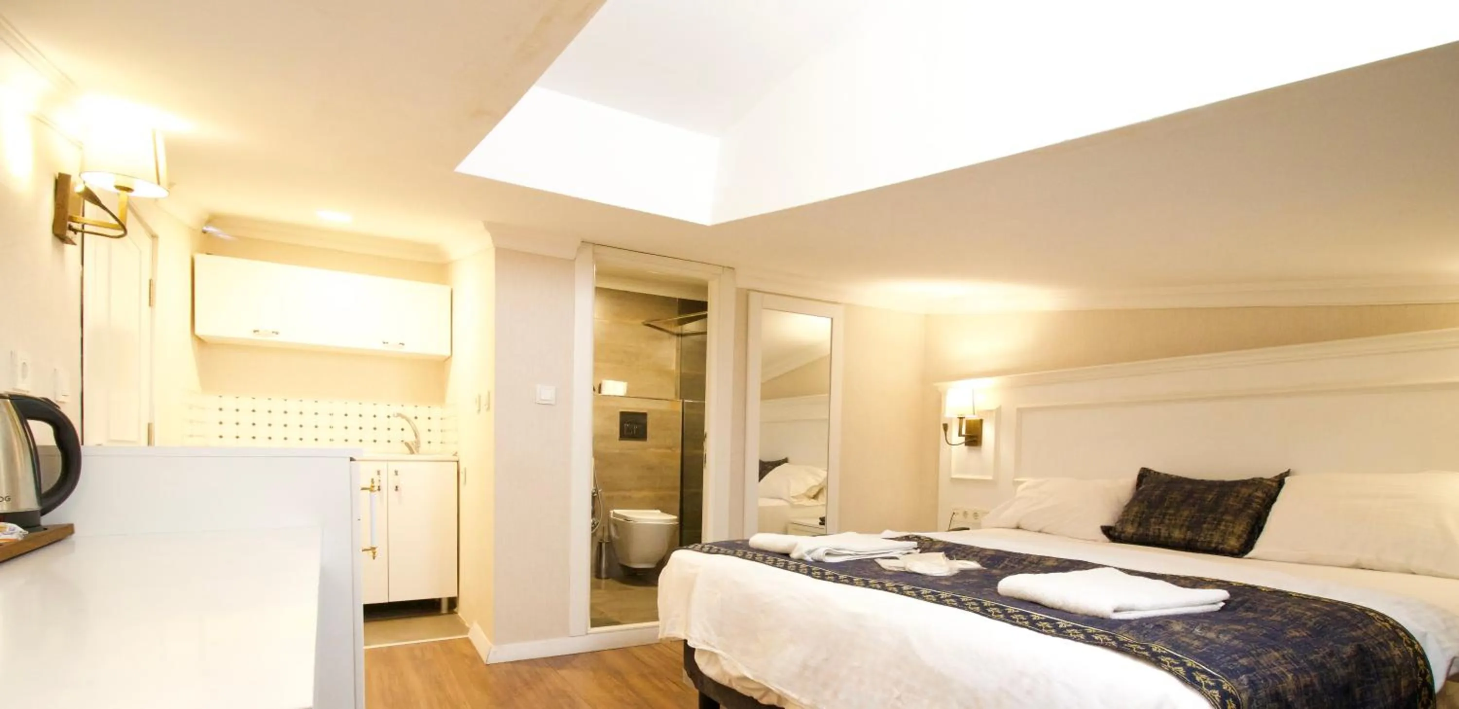 Photo of the whole room, Bed in Olympos Garden Hotel