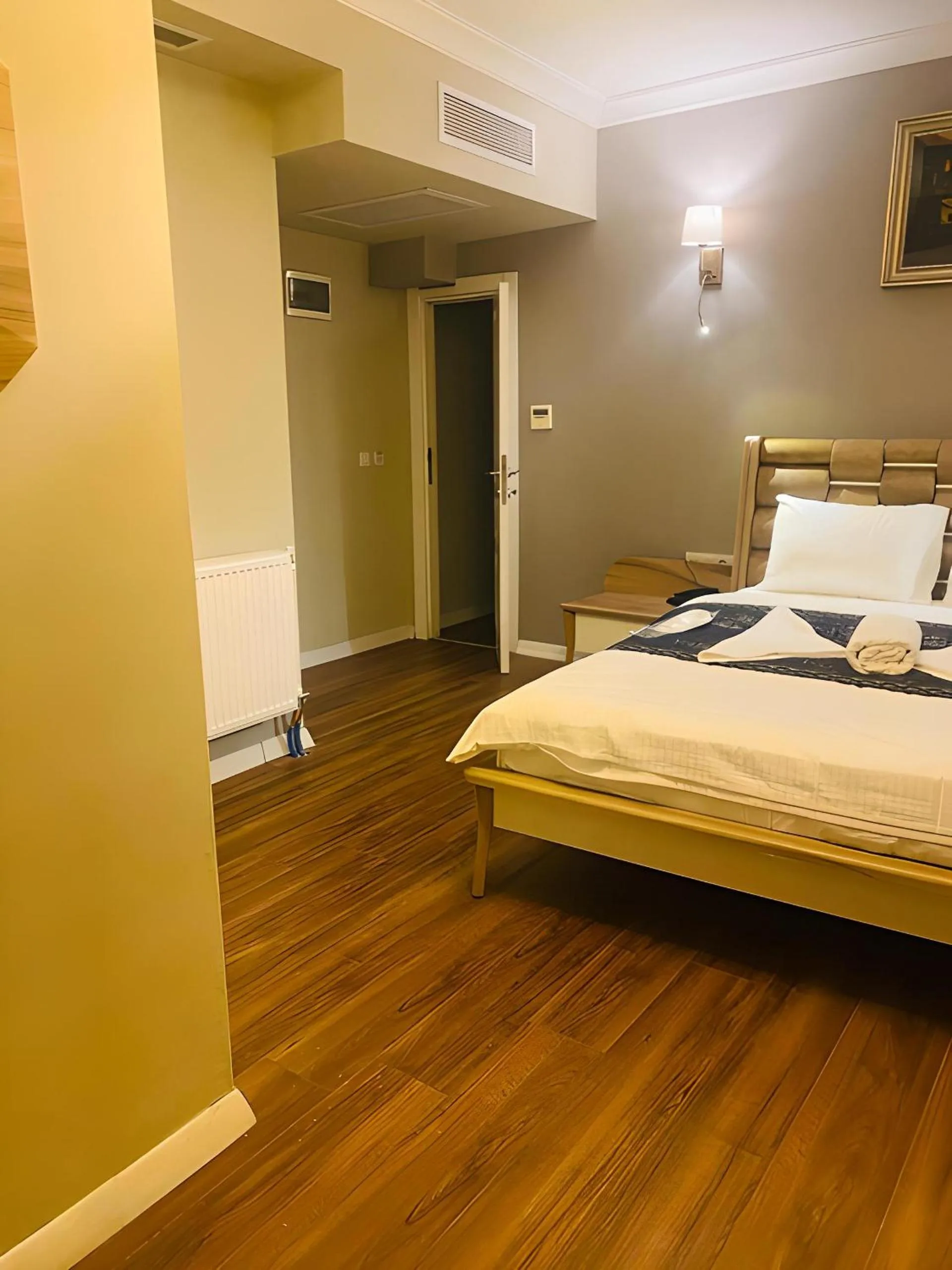 Bed in Olympos Garden Hotel