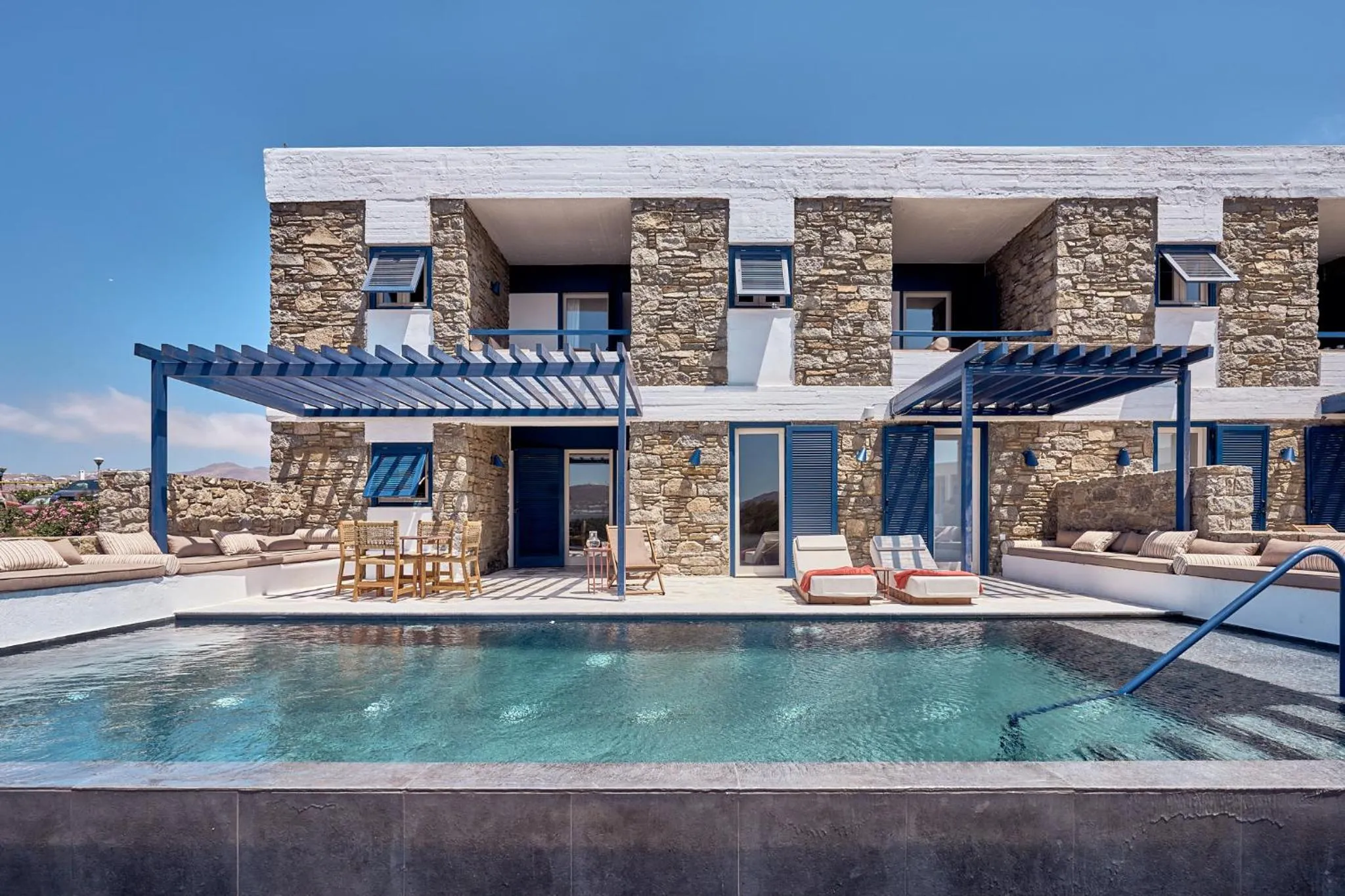 Swimming pool in Mykonos Theoxenia, a Member of Design Hotels