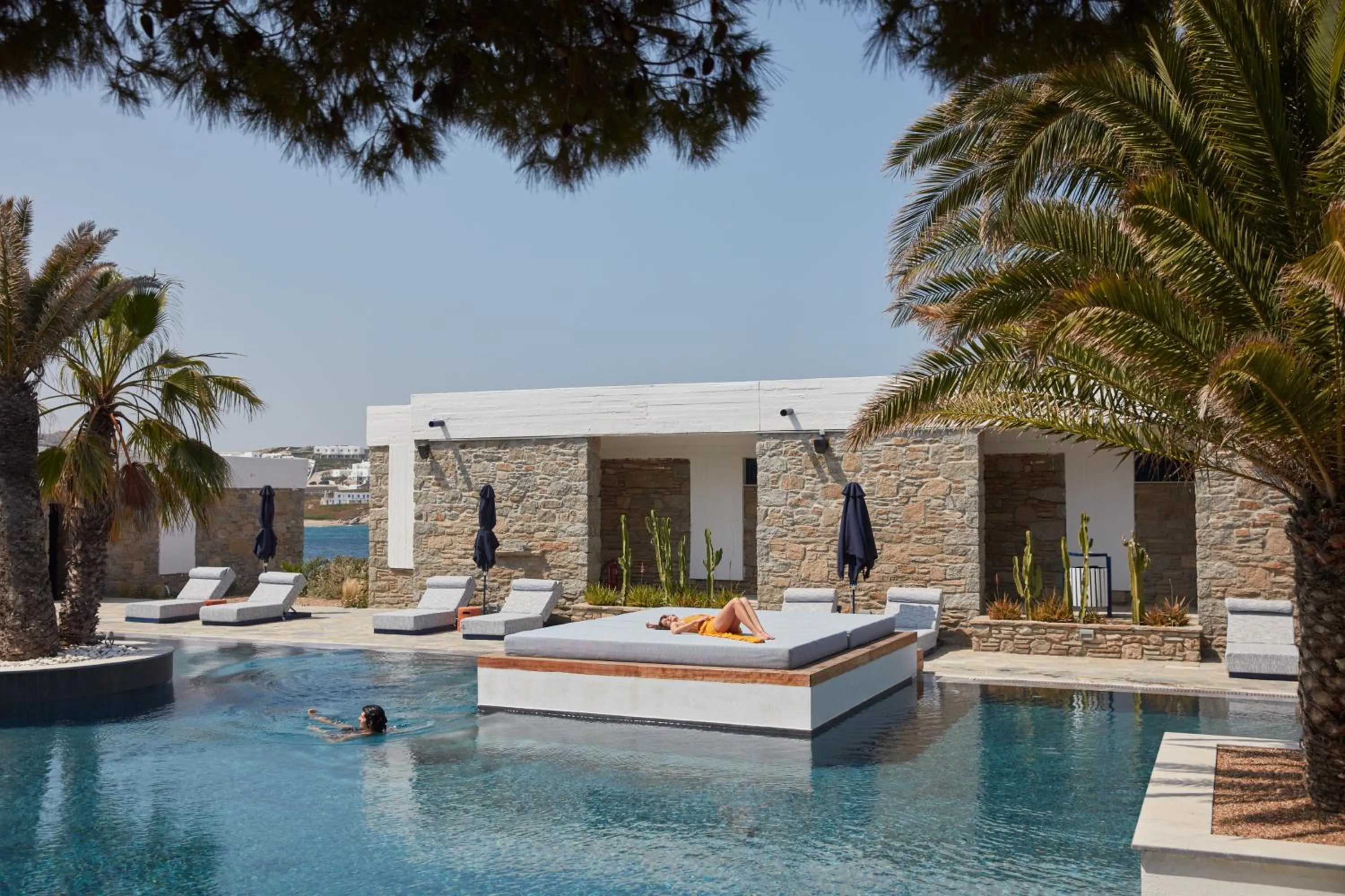 Swimming pool in Mykonos Theoxenia, a Member of Design Hotels