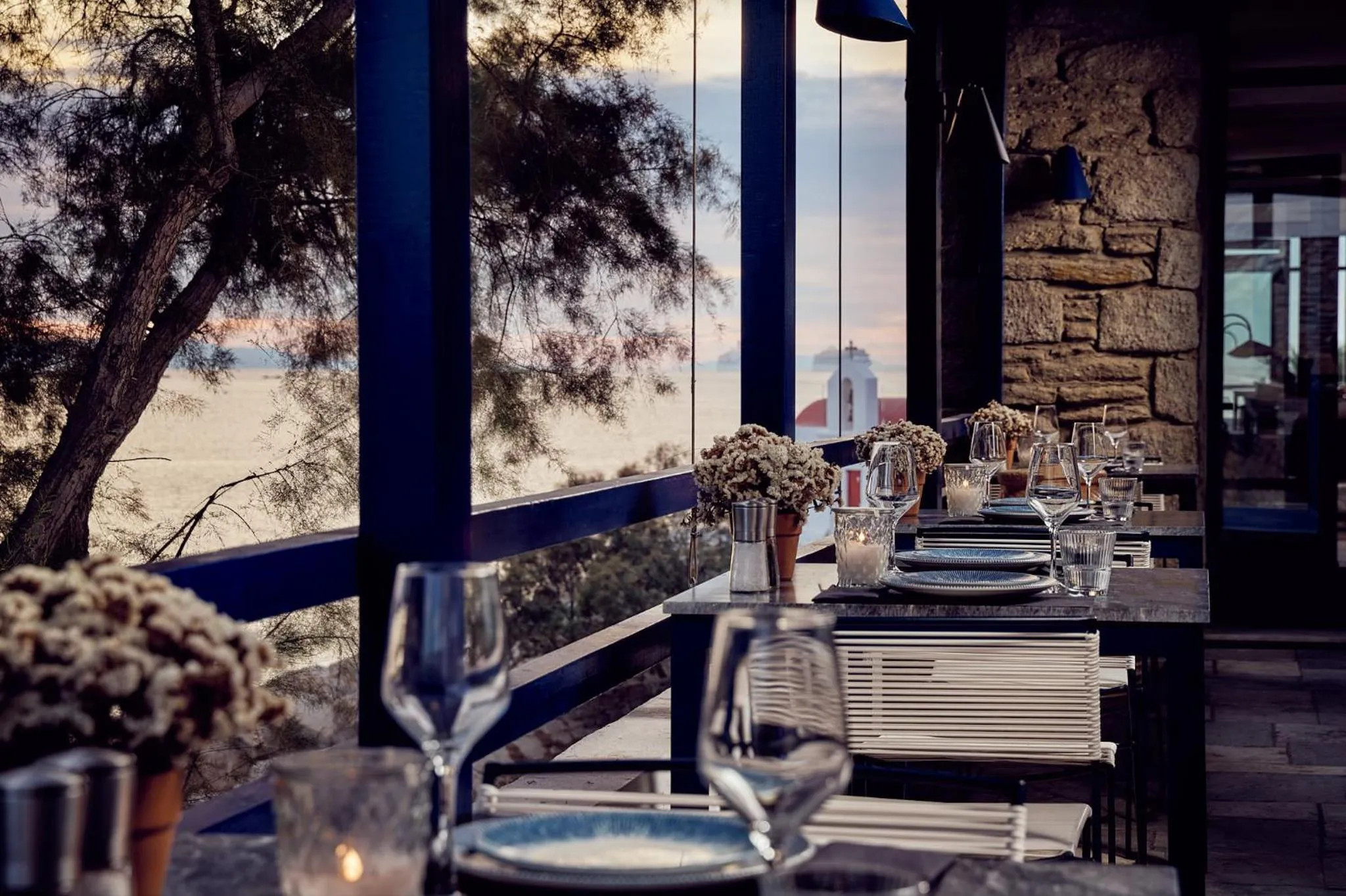 Restaurant/places to eat in Mykonos Theoxenia, a Member of Design Hotels