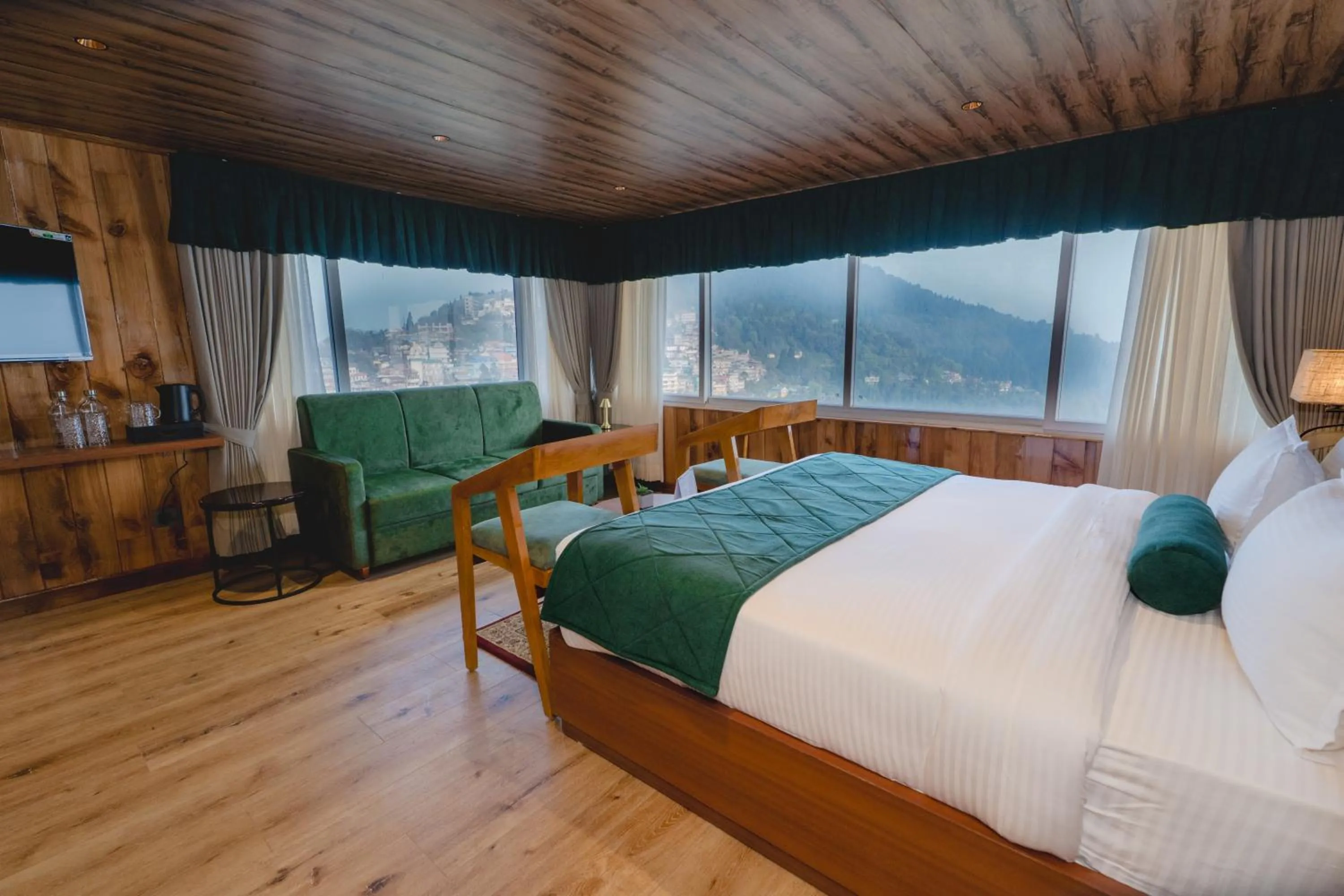 View (from property/room), Bed in Mount Lungta Boutique Hotel & Spa