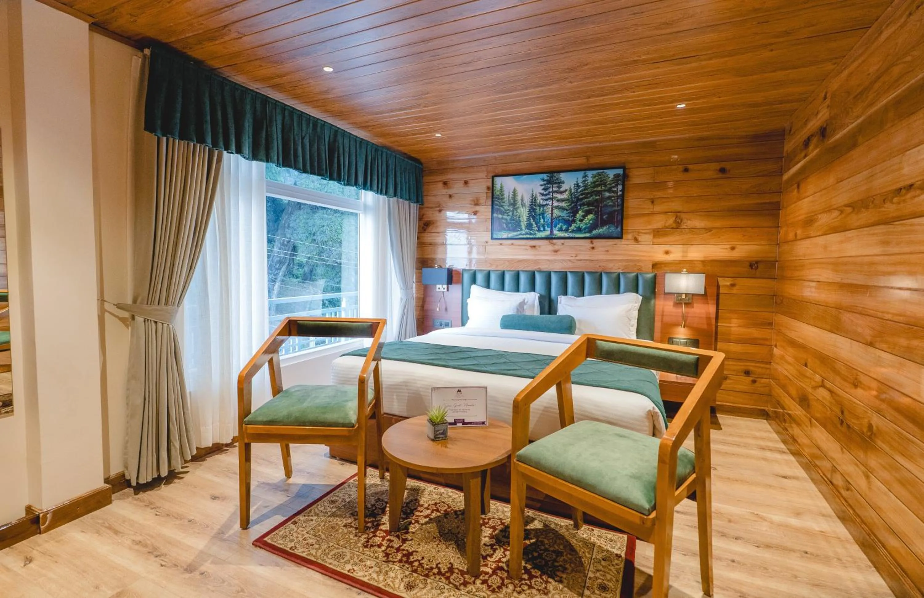 Bed in Mount Lungta Boutique Hotel & Spa