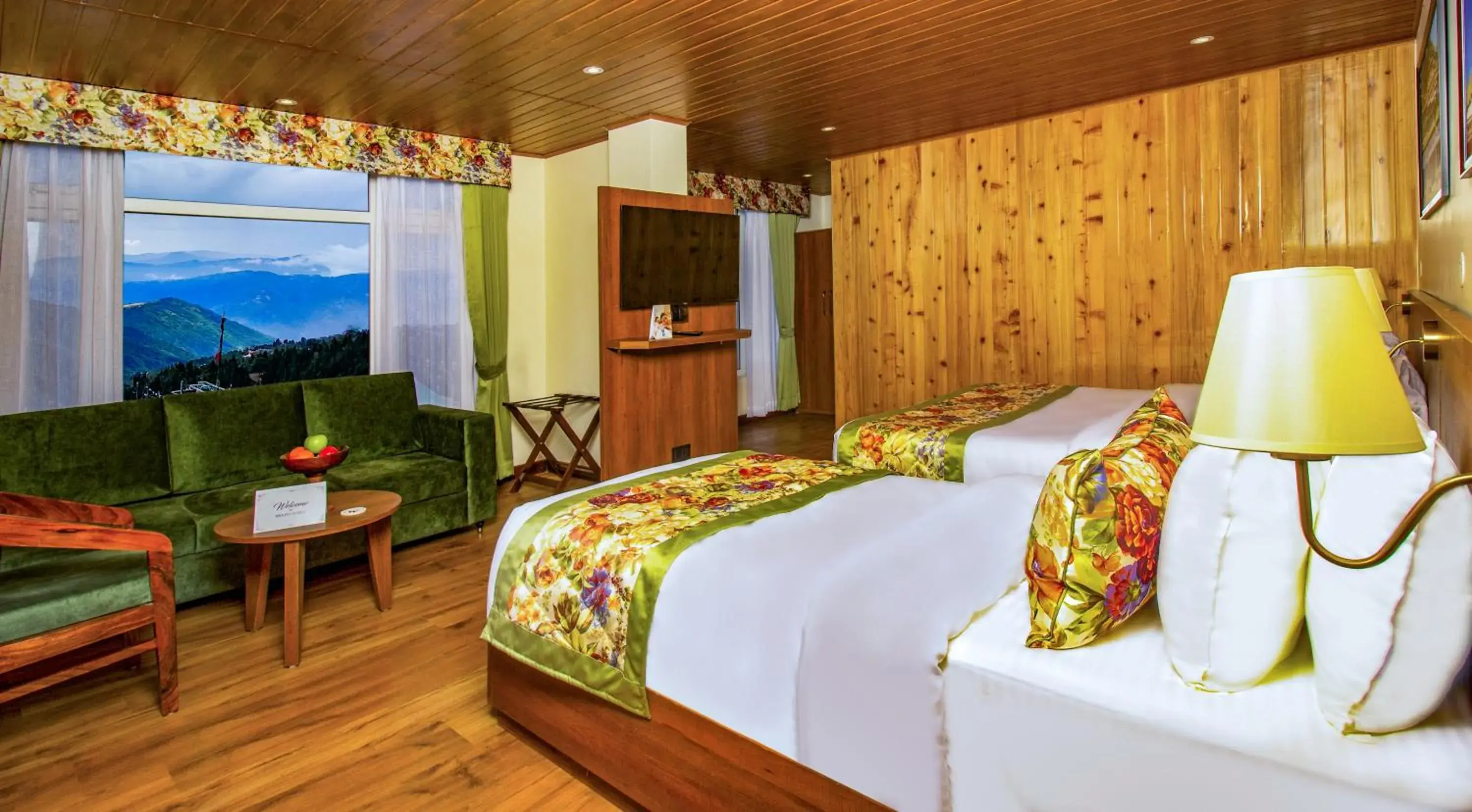 View (from property/room), Bed in Mount Lungta Boutique Hotel & Spa View (from property/room), Bed in Mount Lungta Boutique Hotel & Spa