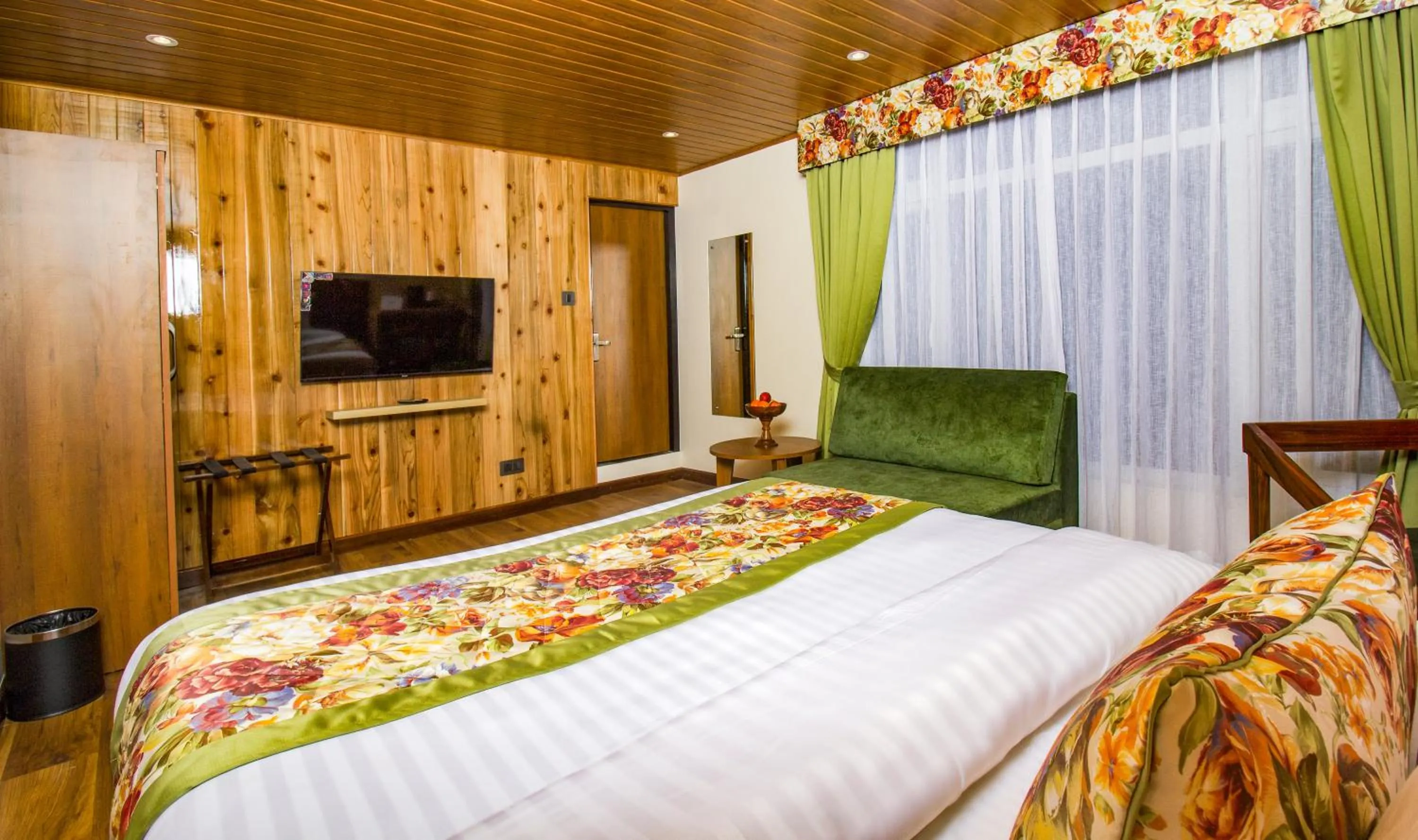 Bed in Mount Lungta Boutique Hotel & Spa