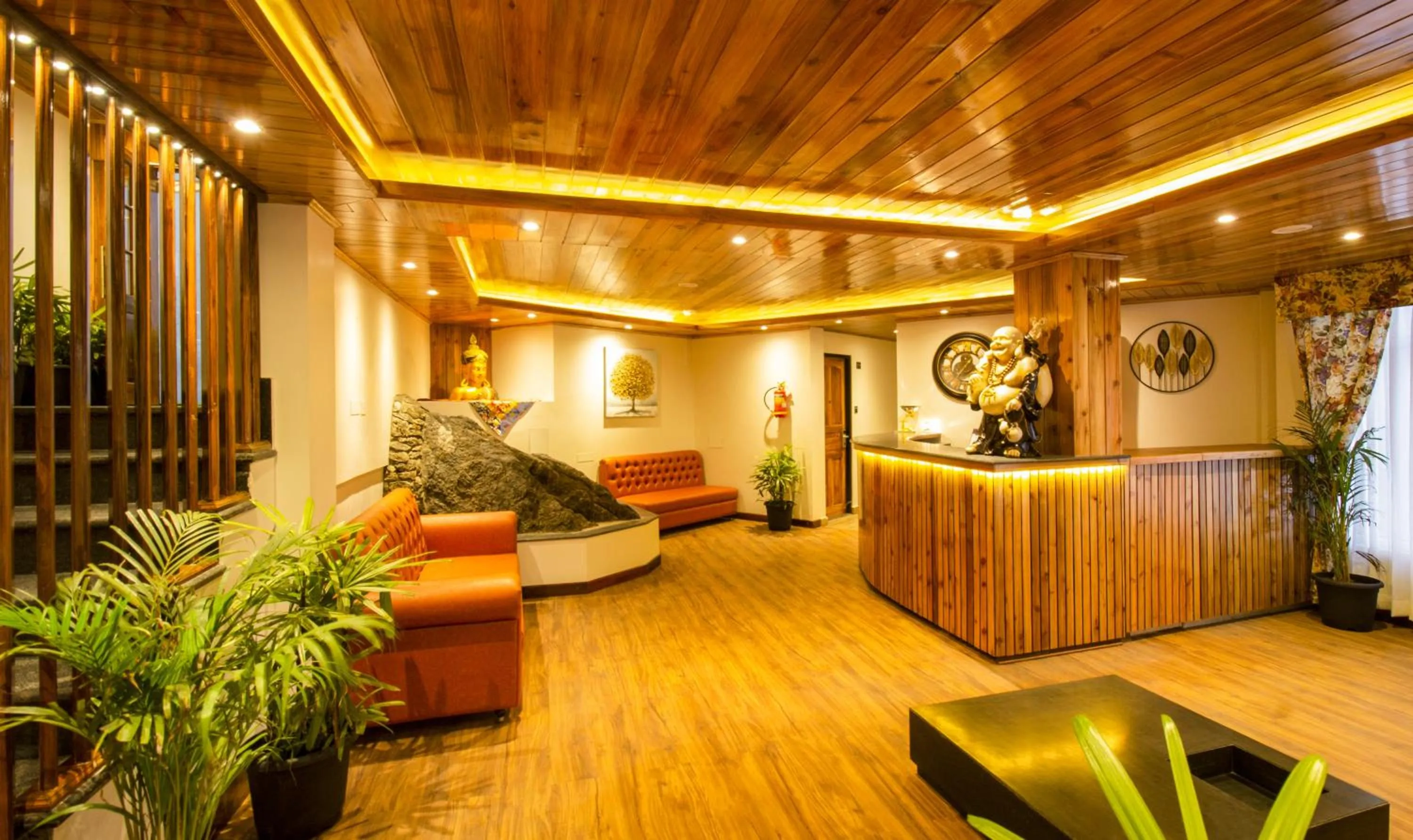 Lobby or reception in Mount Lungta Boutique Hotel & Spa