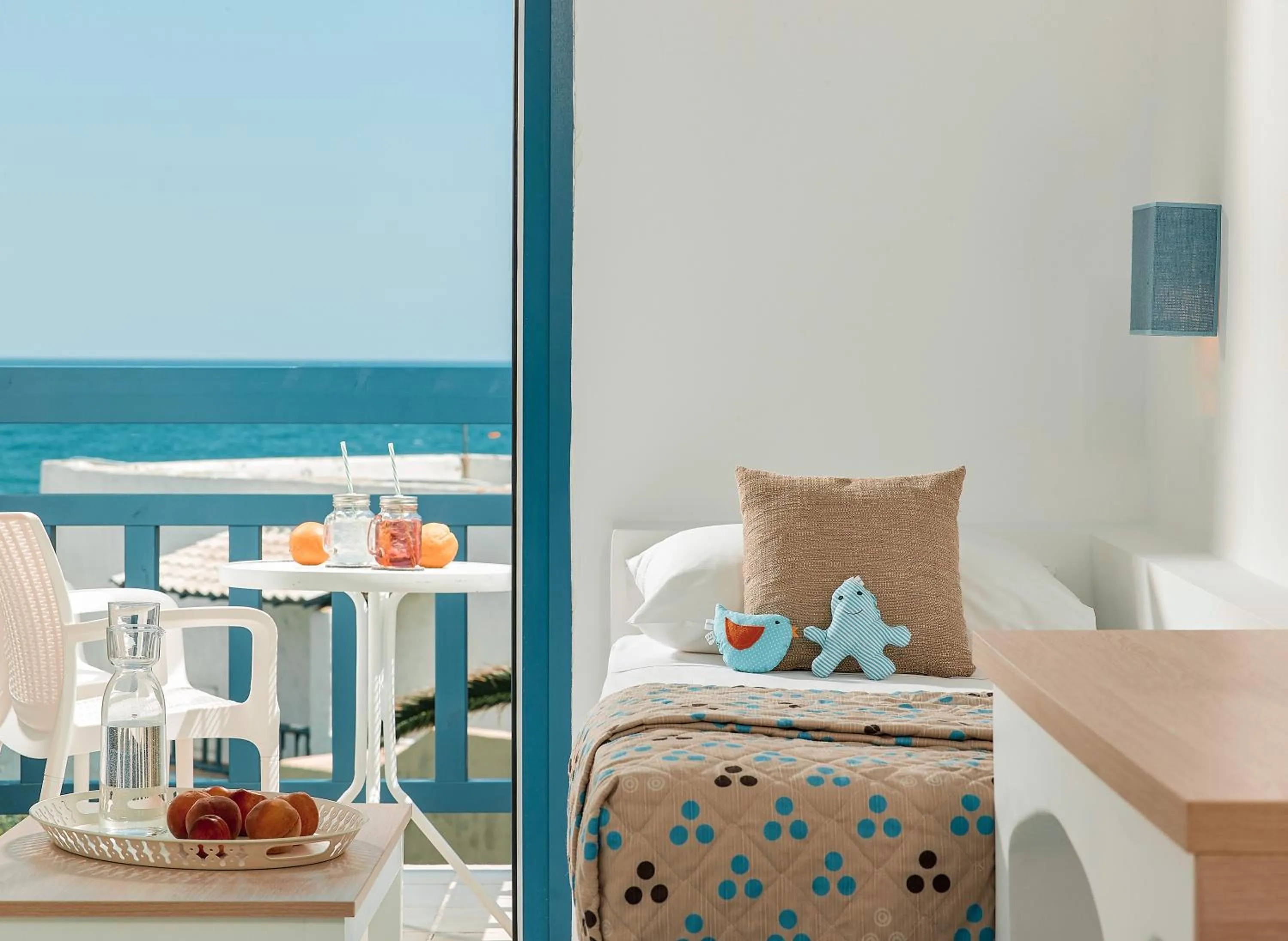 Balcony/Terrace in Canvas by Mitsis Cretan Village