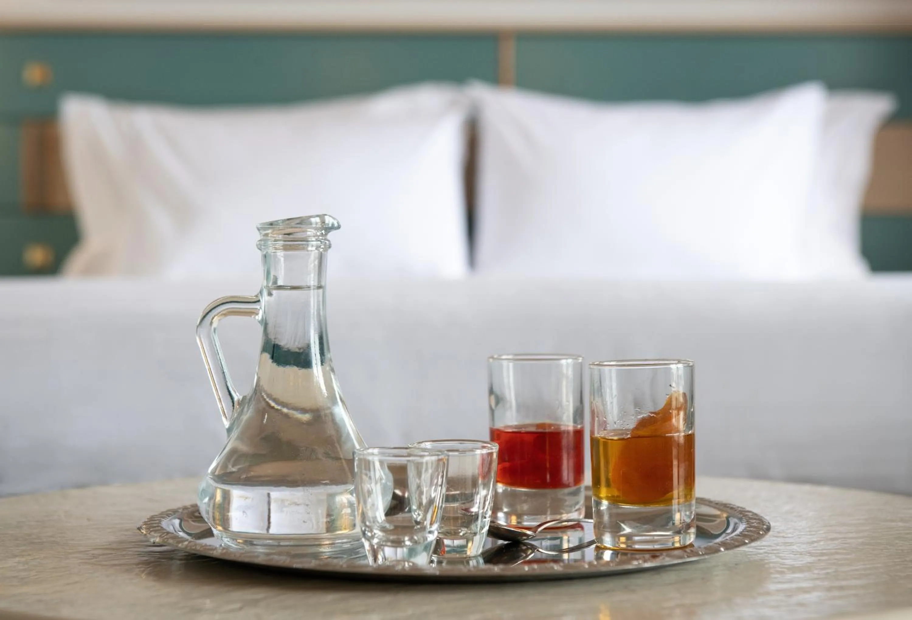 Drinks, Bed in Mitsis Royal Mare