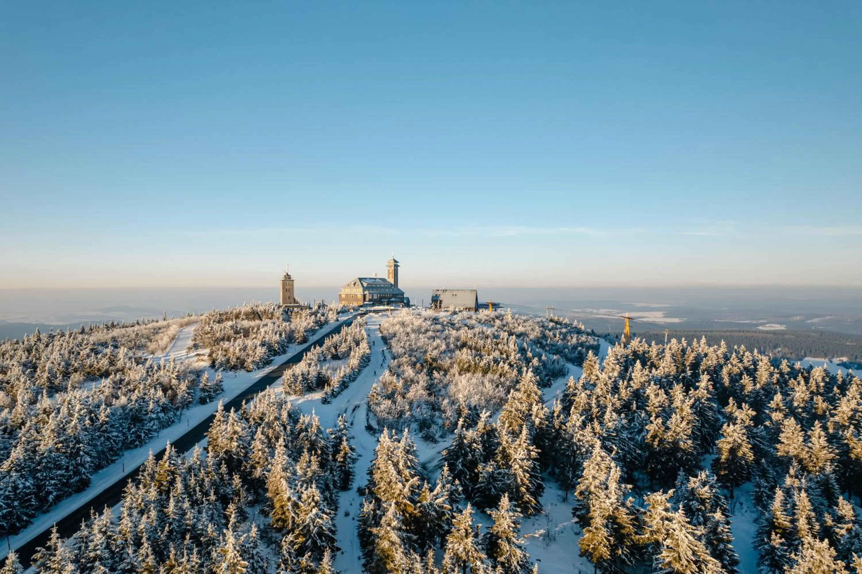 Property building in Hotel Fichtelberghaus - ganz oben im Erzgebirge