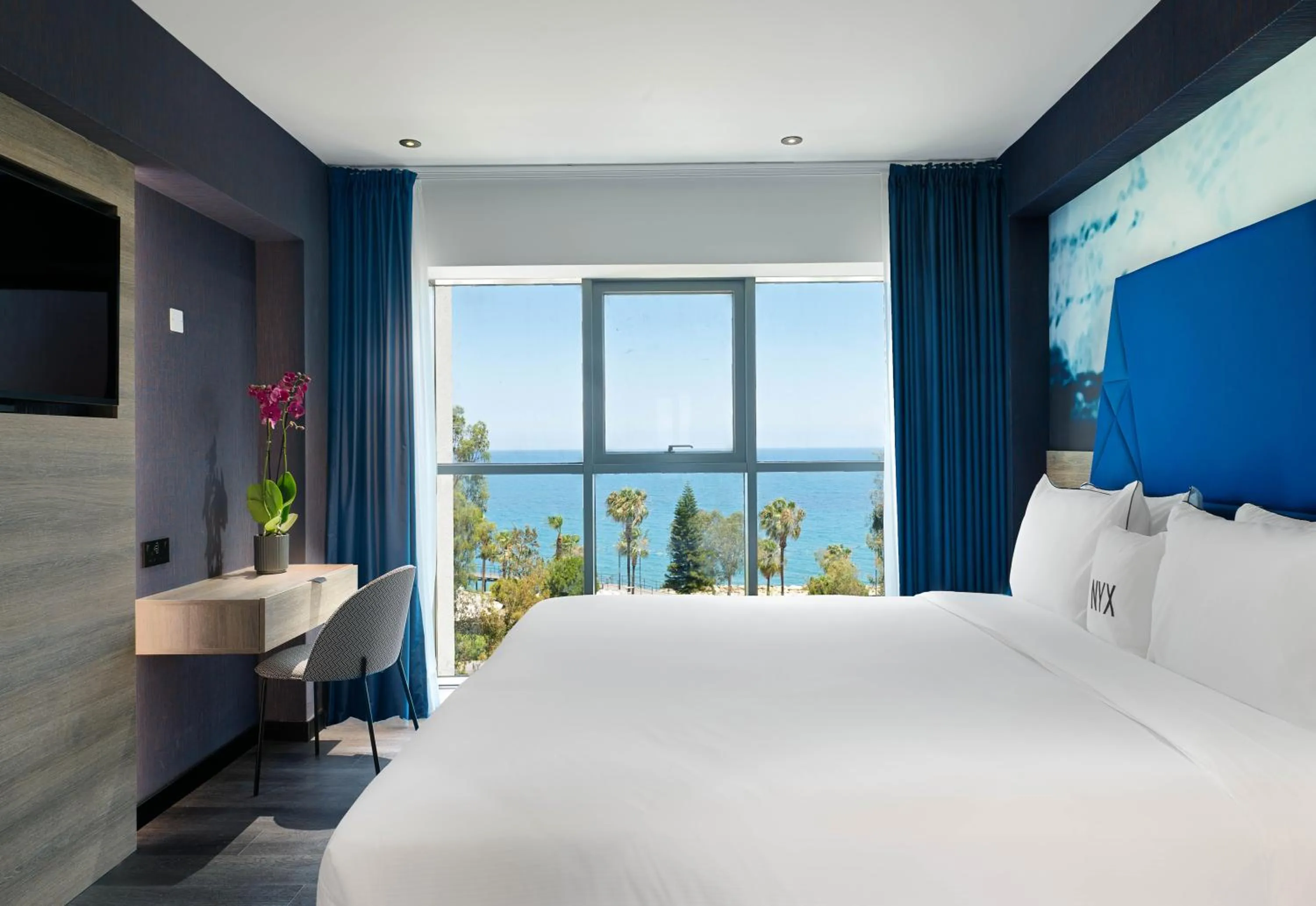 Sea view, Bed in NYX Hotel Limassol