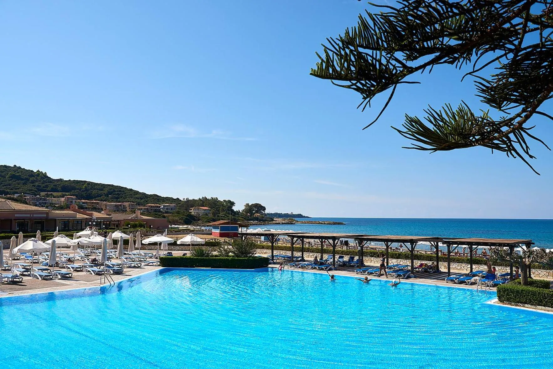 Swimming pool in Aldemar Olympian Village