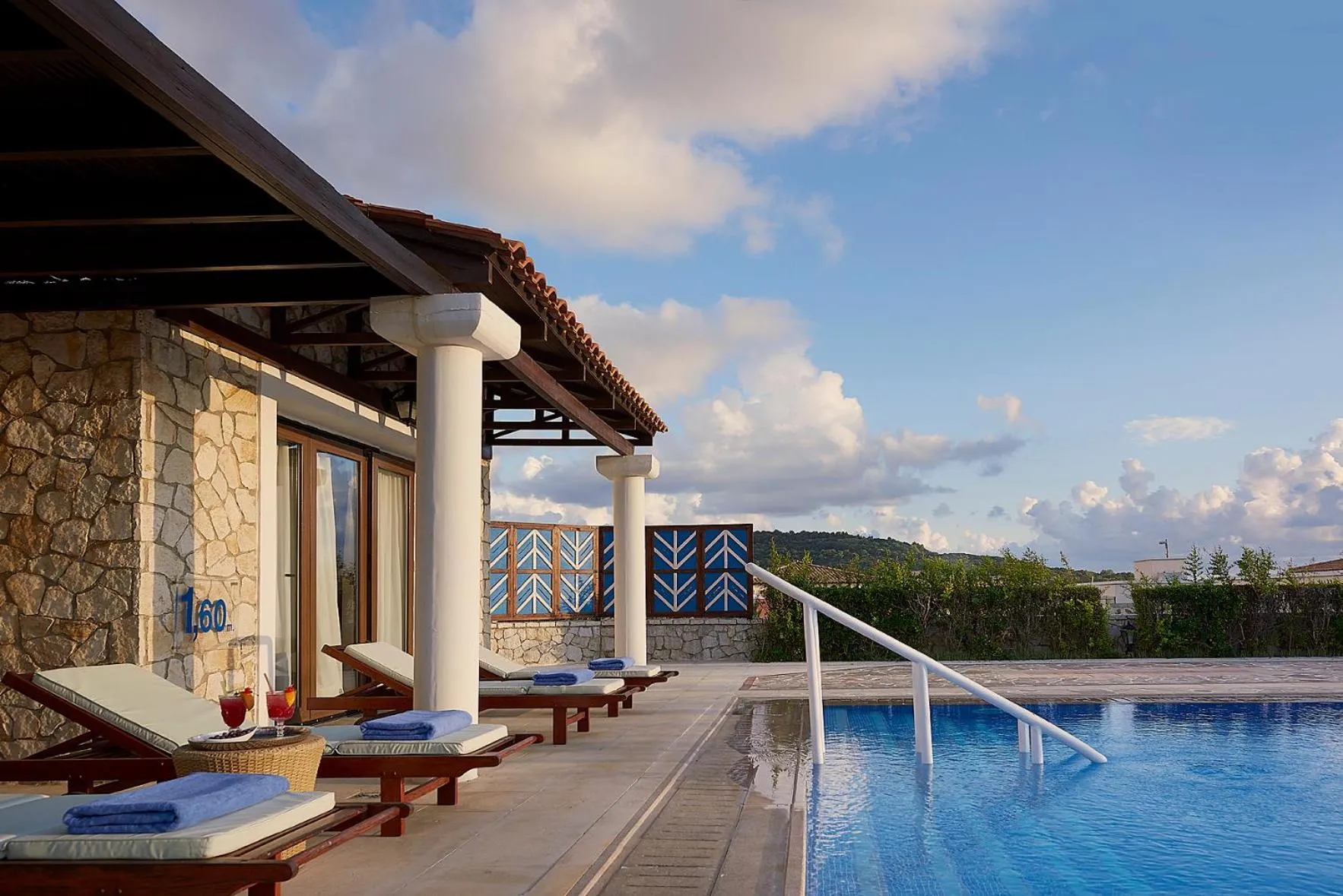 Swimming pool in Aldemar Olympian Village