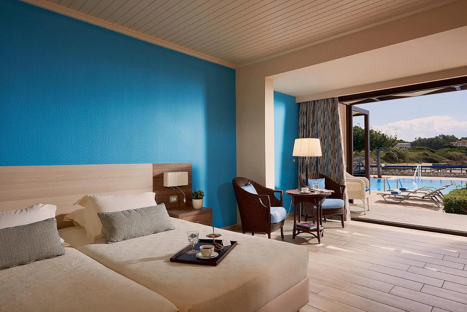 Swimming pool in Aldemar Olympian Village