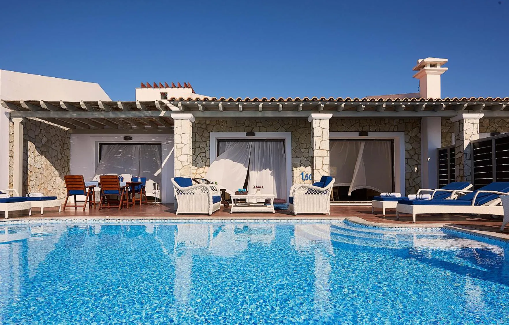 Swimming pool in Aldemar Olympian Village