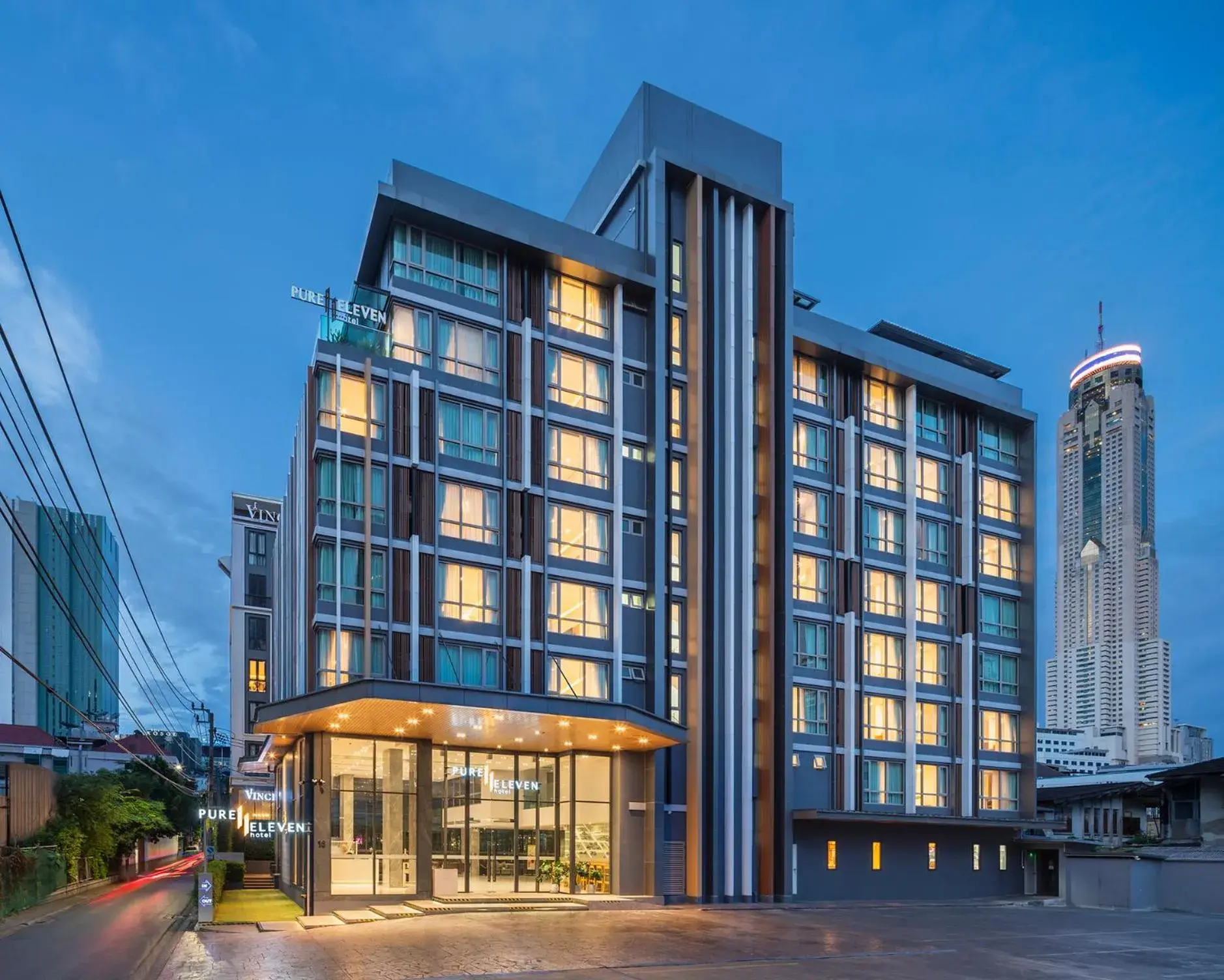 Property building in Pure Eleven Hotel Bangkok Property building in Pure Eleven Hotel Bangkok