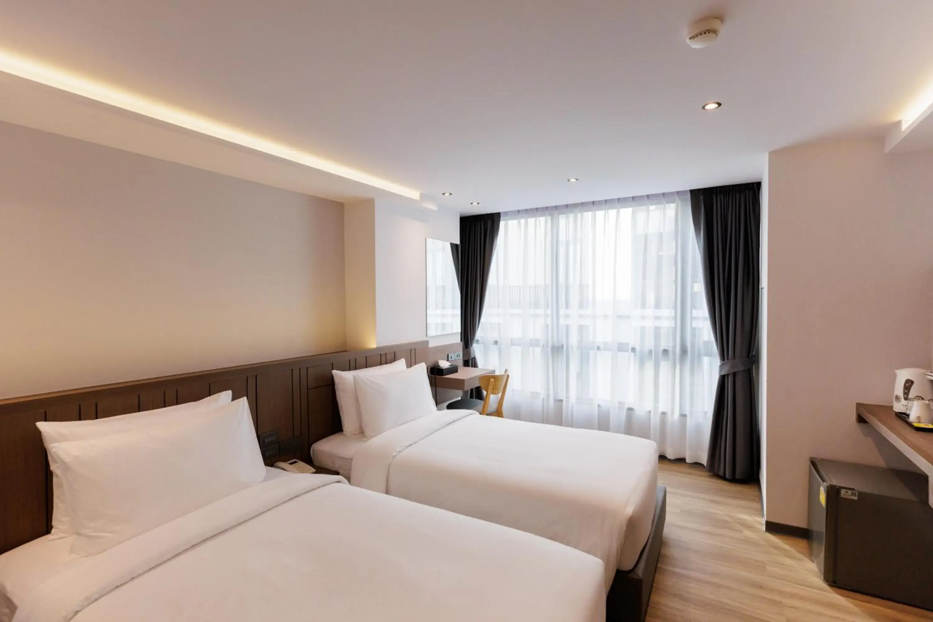 Guests, Bed in Pure Eleven Hotel Bangkok Guests, Bed in Pure Eleven Hotel Bangkok