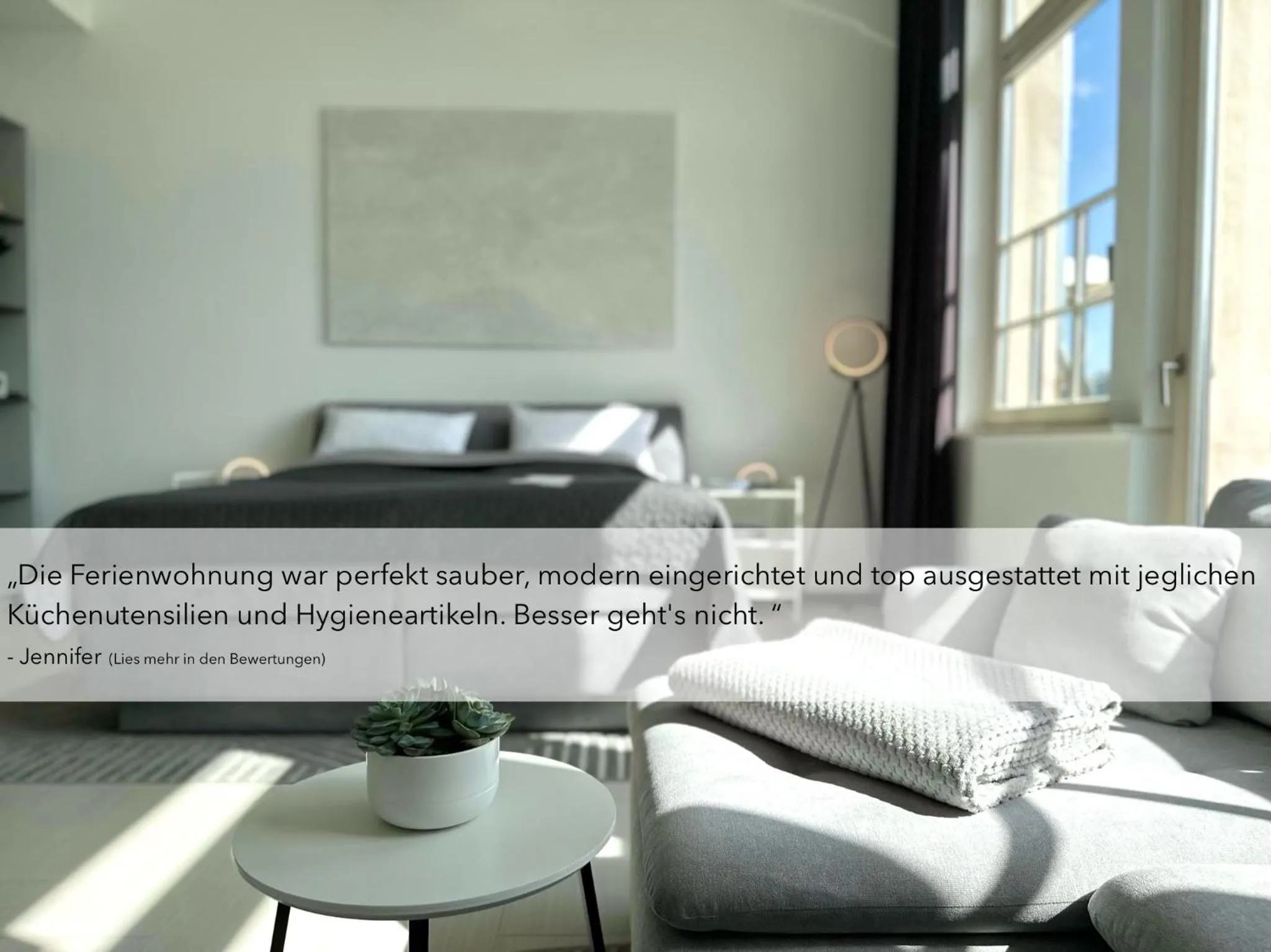Bed in MEOS 1 -Zentrum-Balkon-Parkplatz-Gym-Uniklinik
