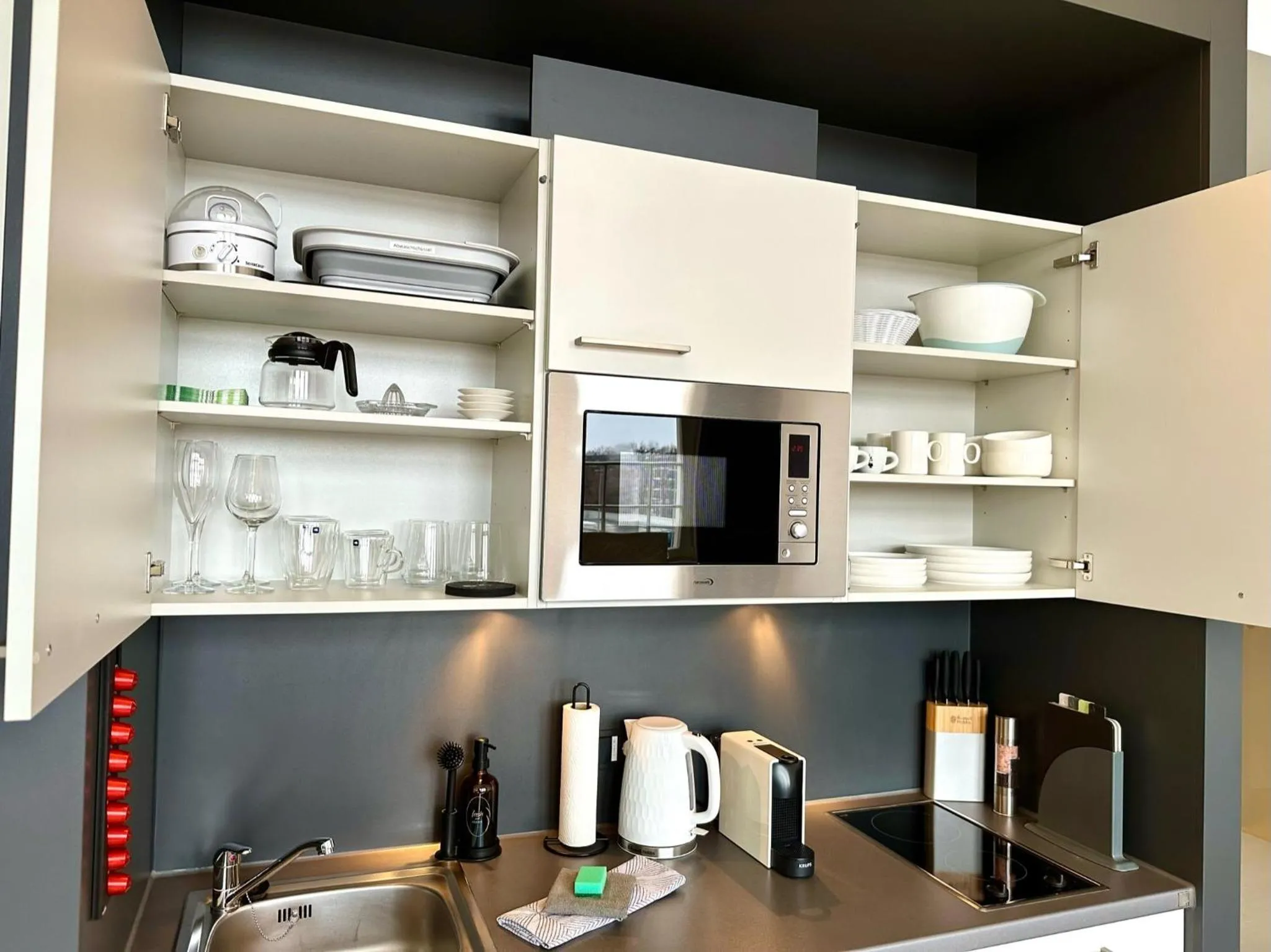 Coffee/tea facilities in MEOS 1 -Zentrum-Balkon-Parkplatz-Gym-Uniklinik
