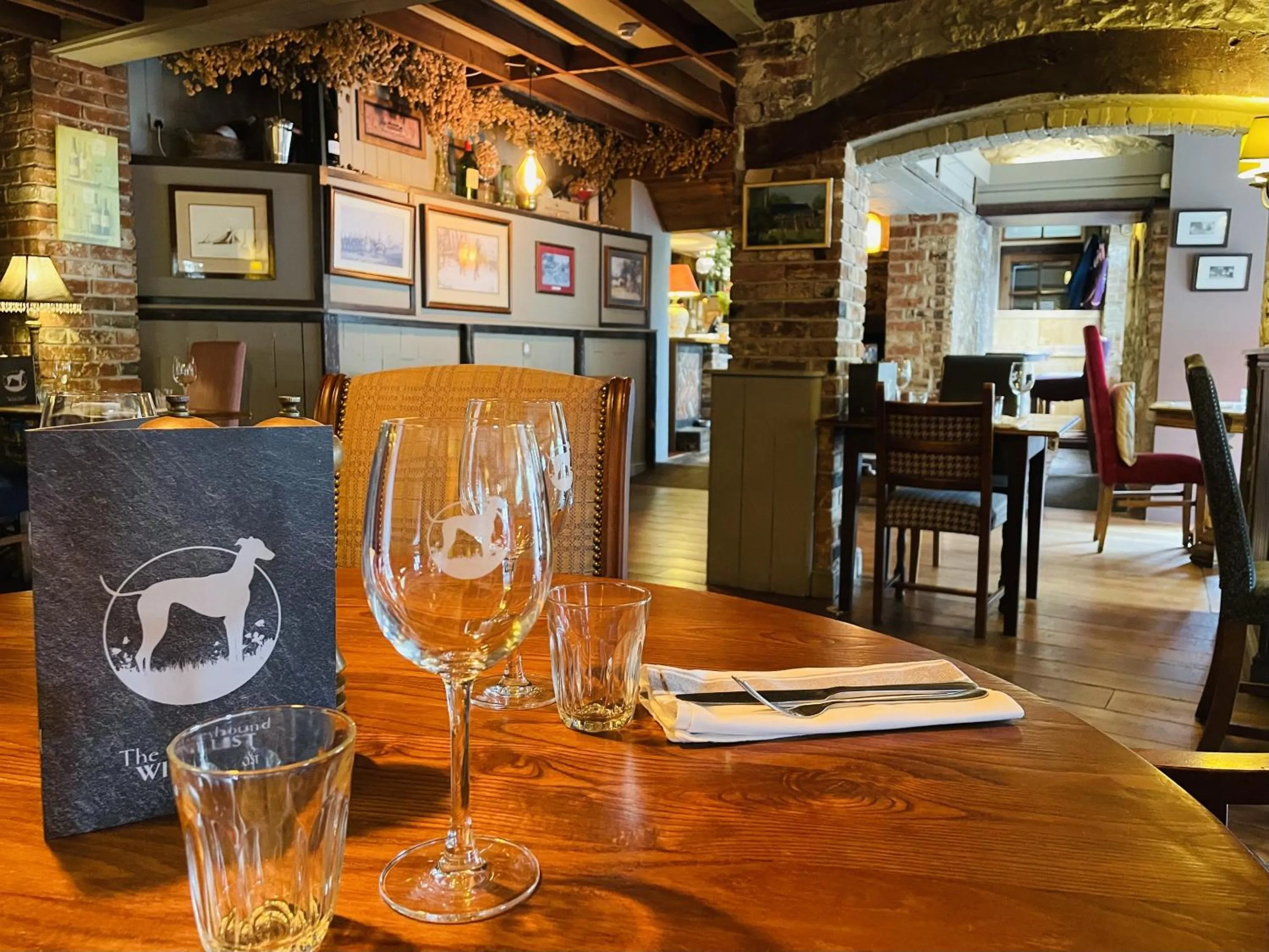 Dining area in The Greyhound Inn