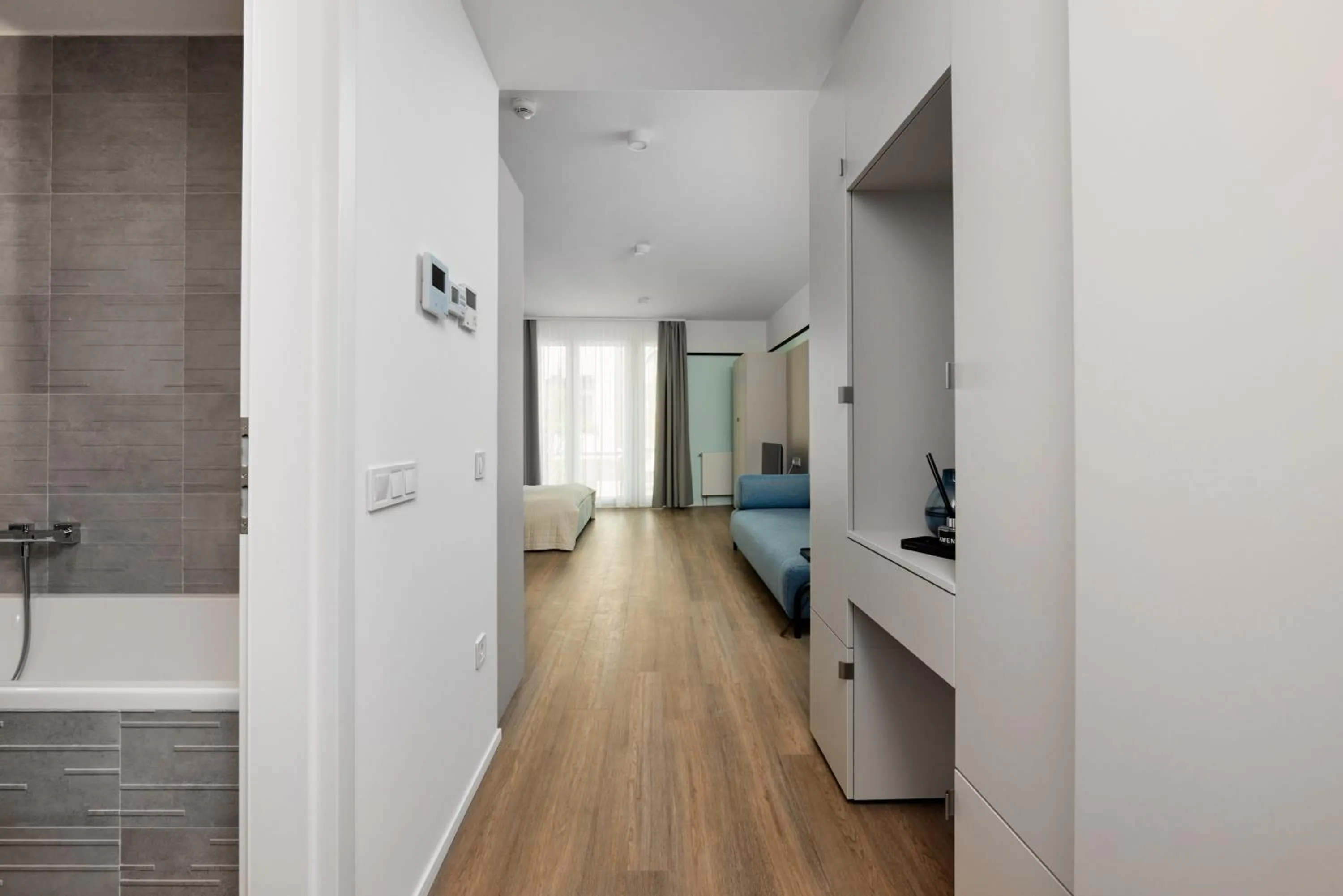 Living room in The Amberlyn Suite Hotel