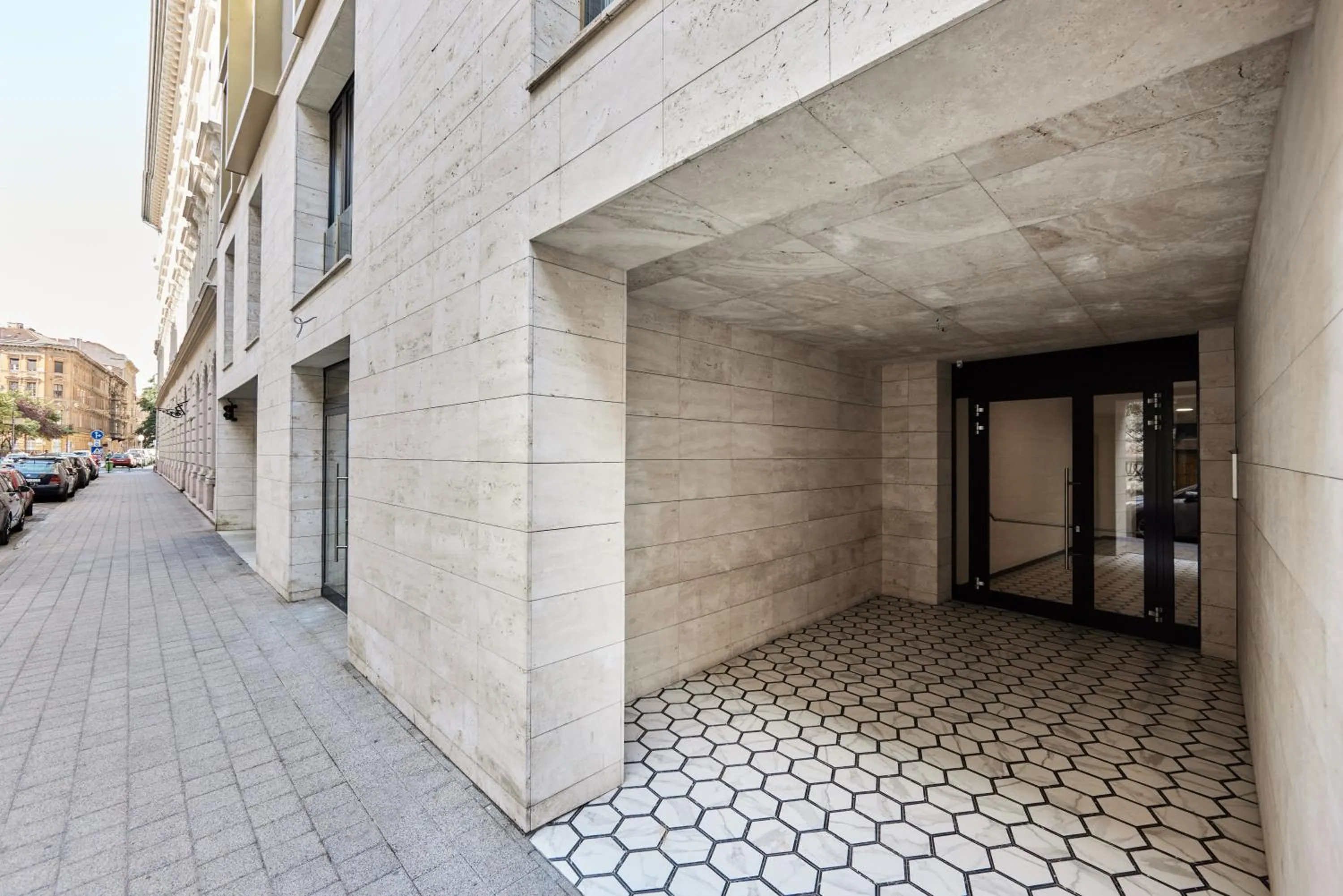 Facade/entrance in The Amberlyn Suite Hotel