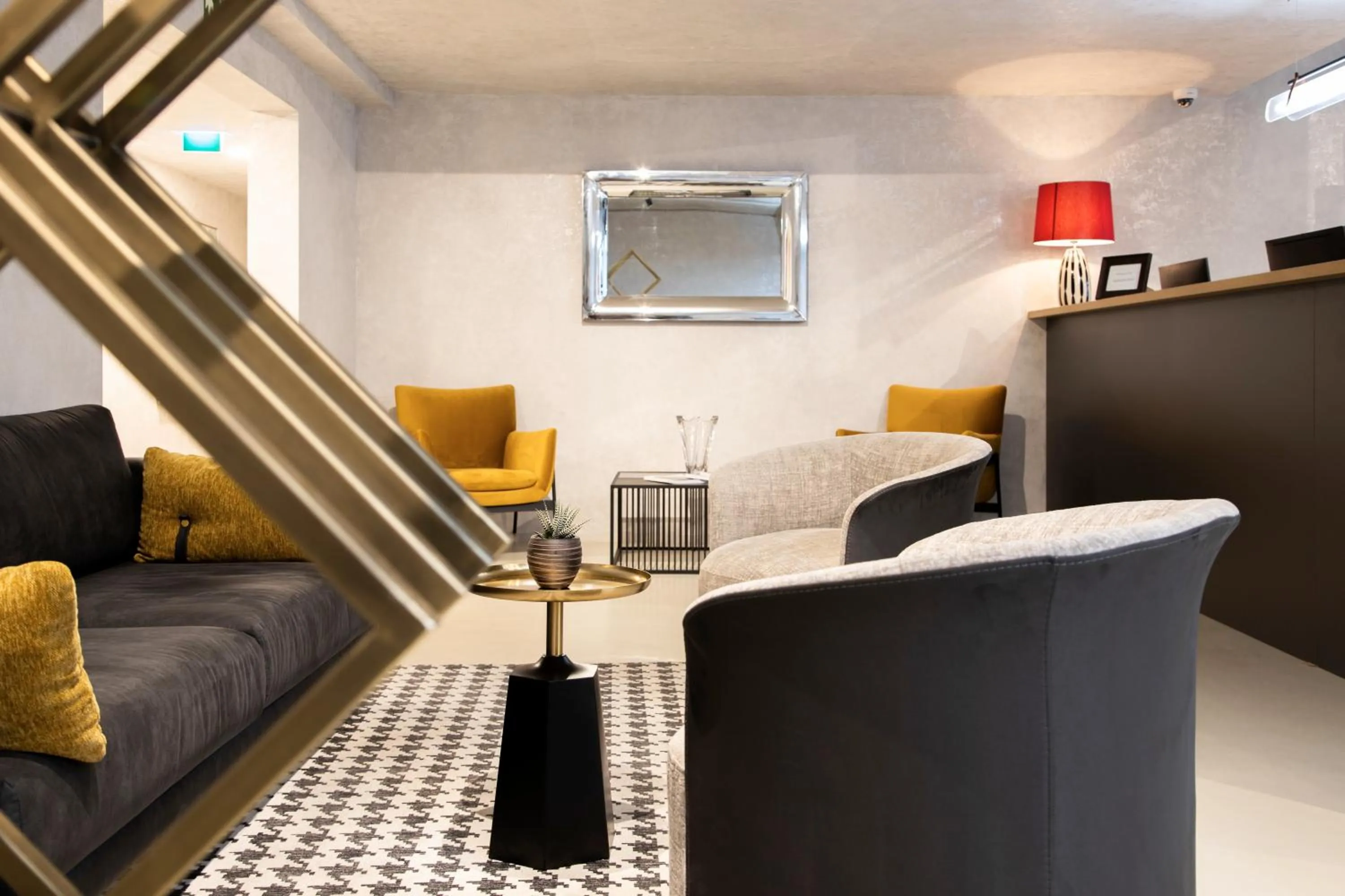 Lobby or reception in The Amberlyn Suite Hotel