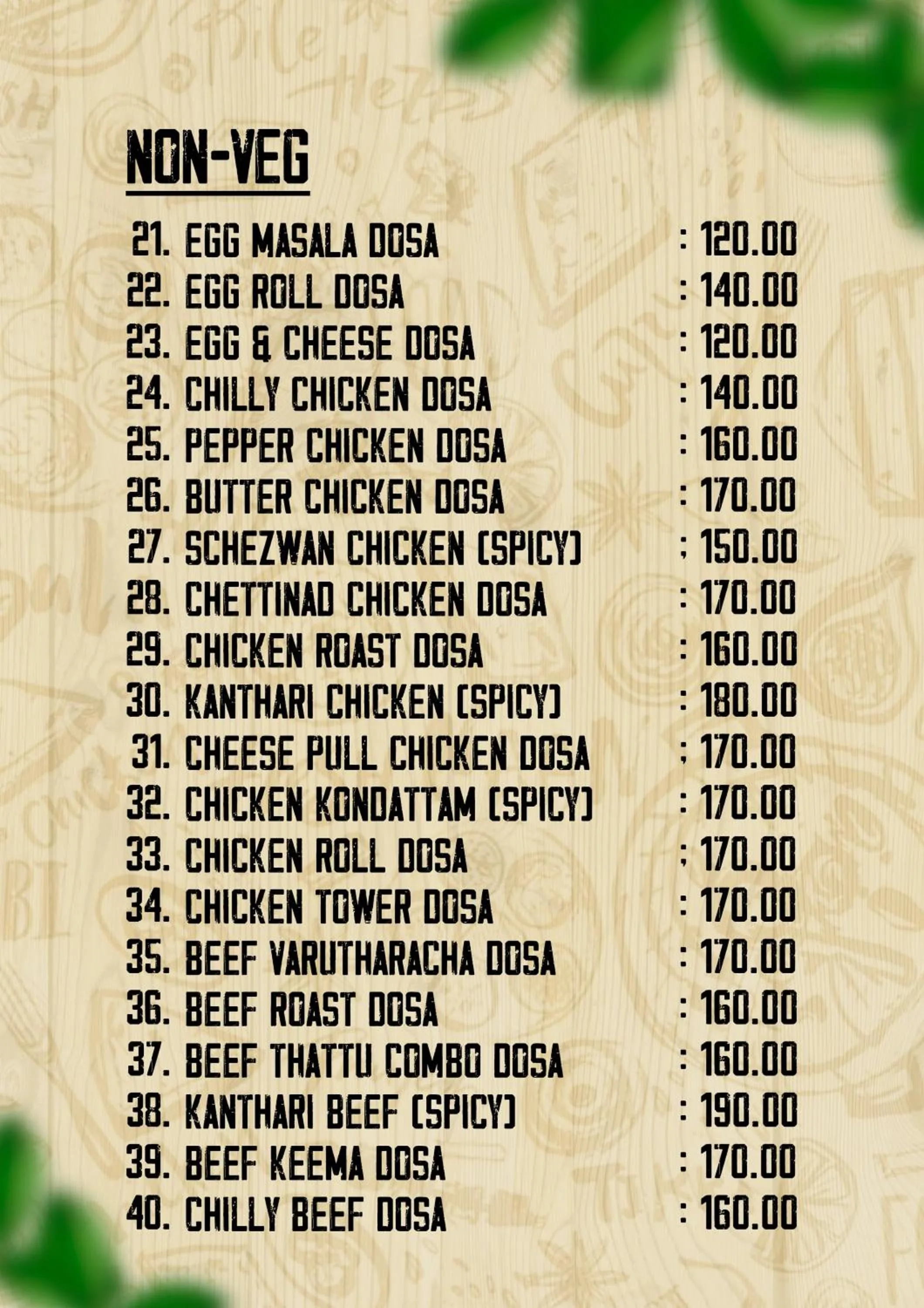 Restaurant/places to eat in The Rosetta Castle