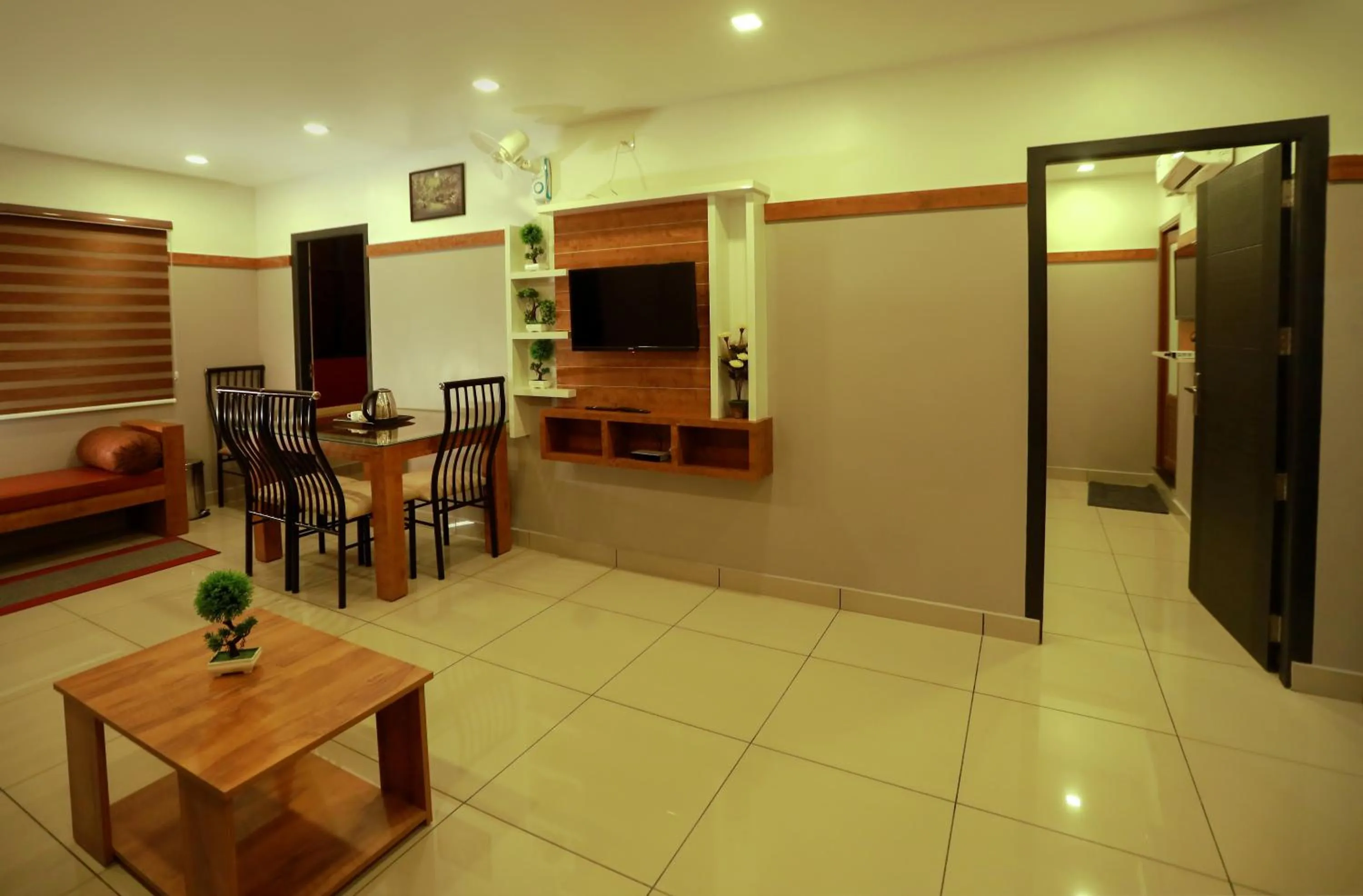 Communal lounge/ TV room in The Rosetta Castle