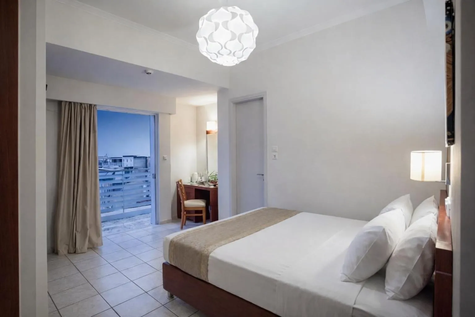 Bed in Epidavros Hotel