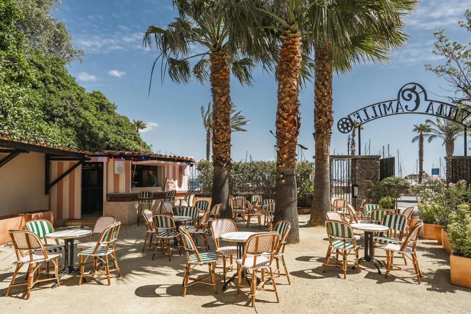 Patio in Villa Camille Hotel & Spa