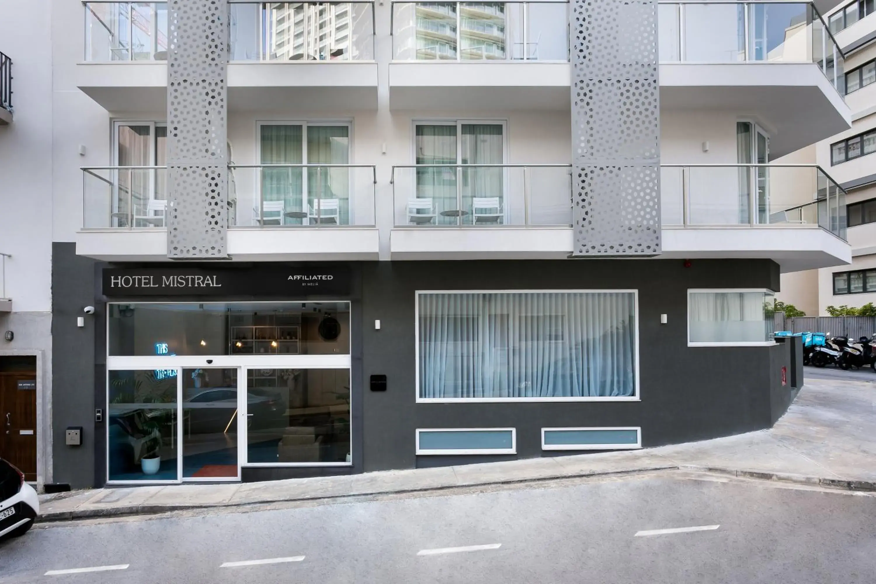 Facade/entrance in Hotel Mistral St Julian's, Affiliated by Meliá Facade/entrance in Hotel Mistral St Julian's, Affiliated by Meliá