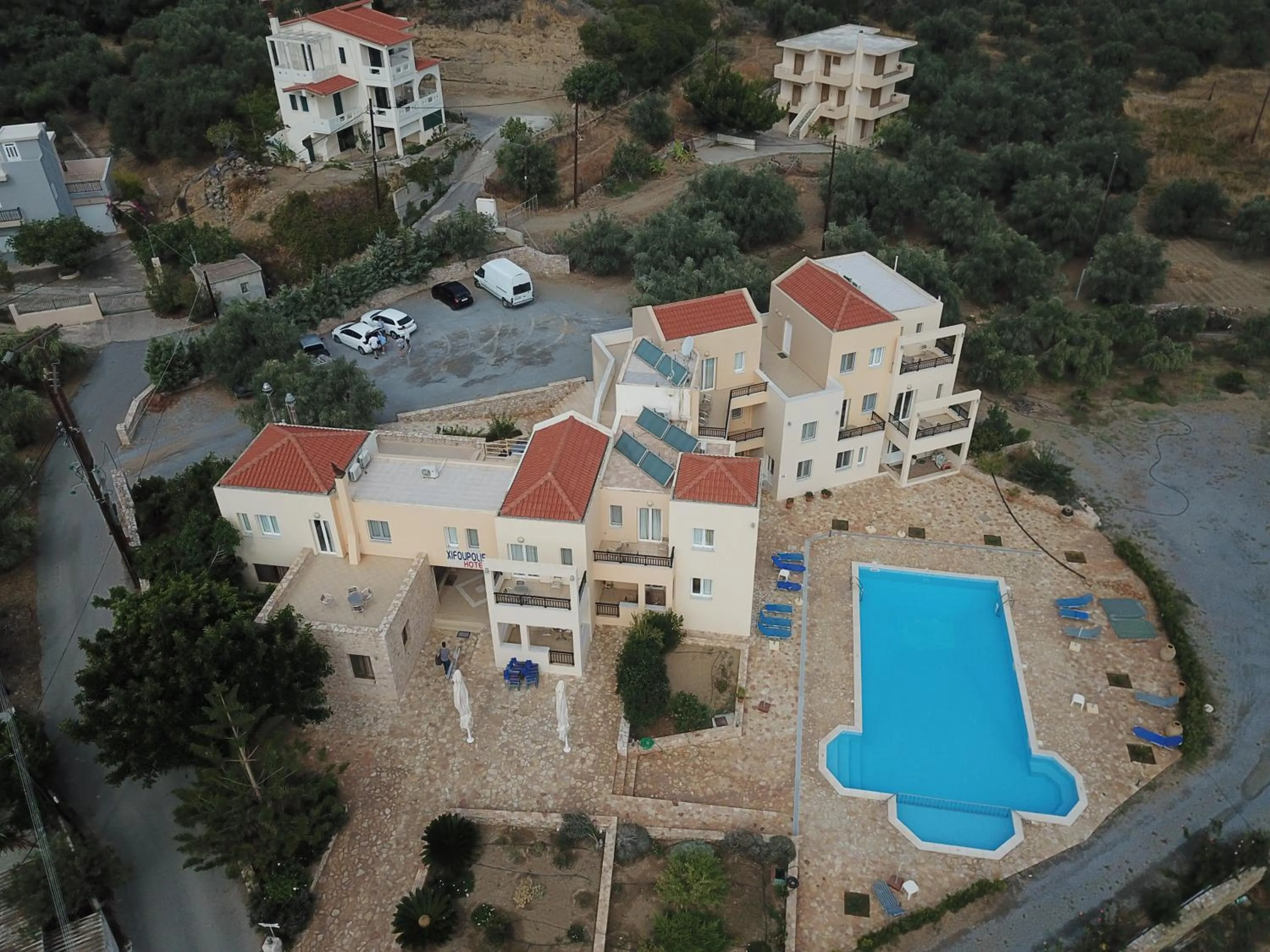 Bird's eye view in Apartments Hotel & Studios, Xifoupolis