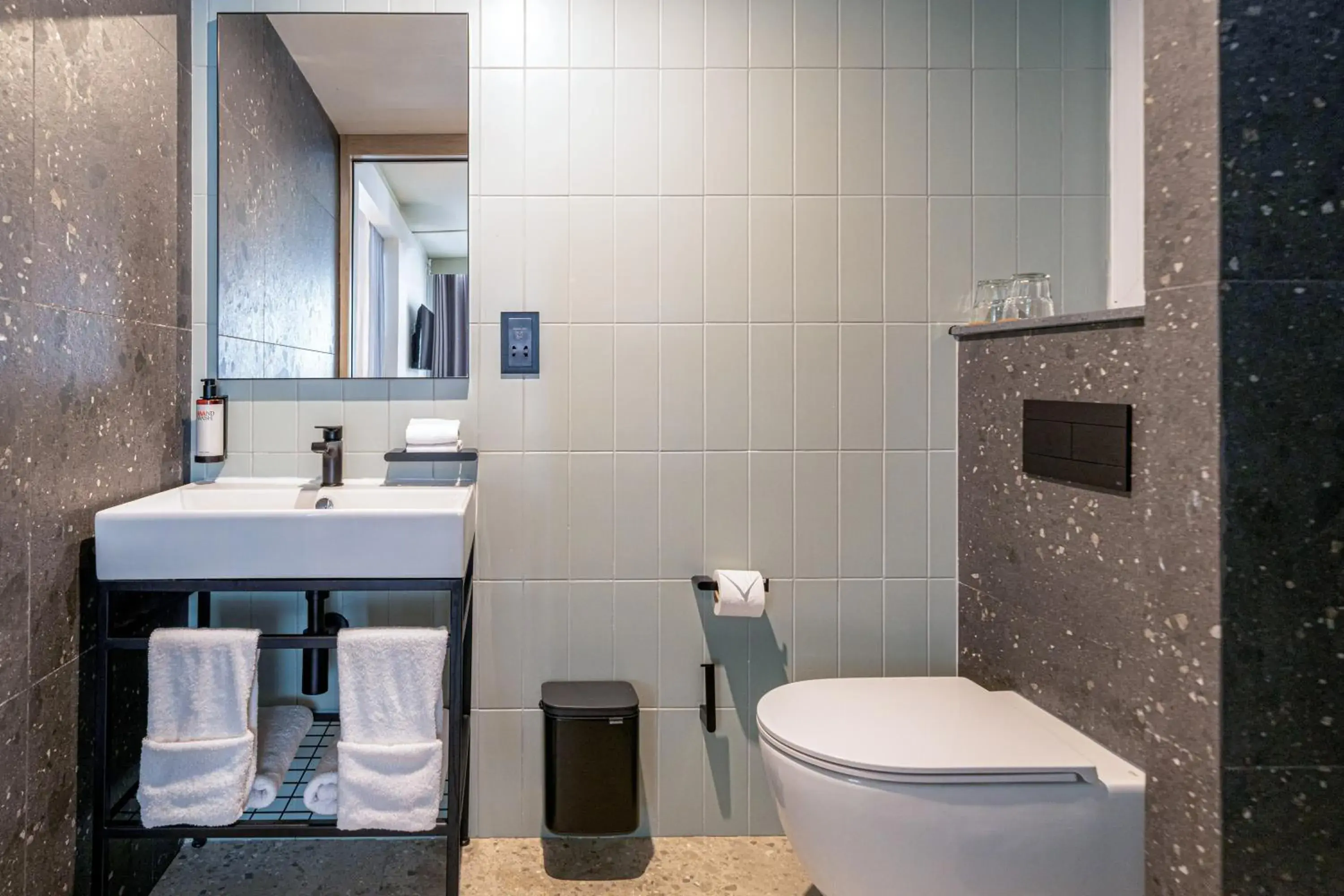 Bathroom in Hotel Scirocco St Julian's, Affiliated by Melia Bathroom in Hotel Scirocco St Julian's, Affiliated by Melia