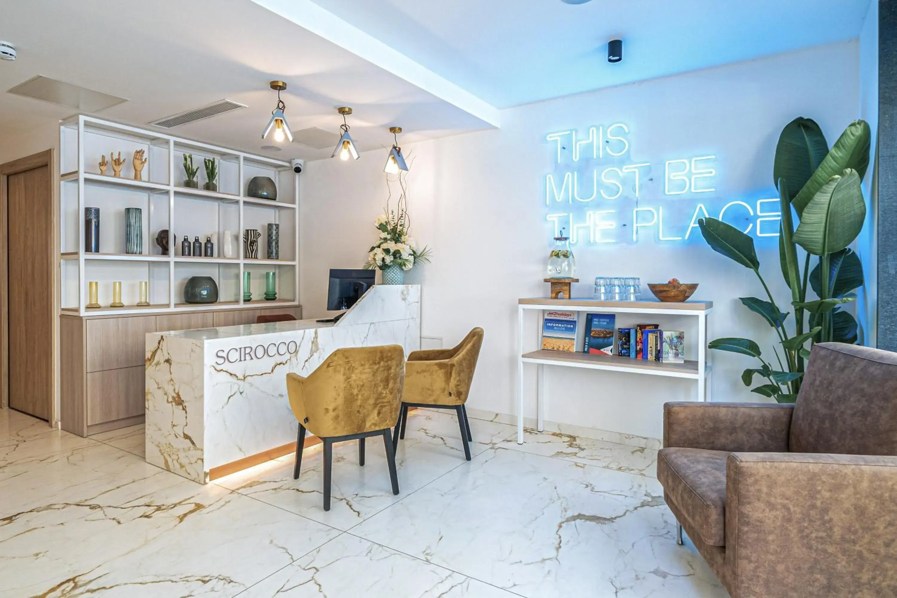Lobby or reception in Hotel Scirocco St Julian's, Affiliated by Melia Lobby or reception in Hotel Scirocco St Julian's, Affiliated by Melia