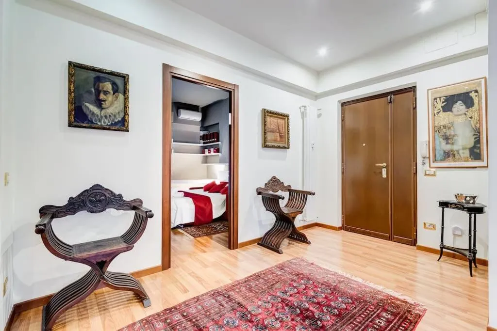 Living room in Exclusive Apartment in Eur Lake