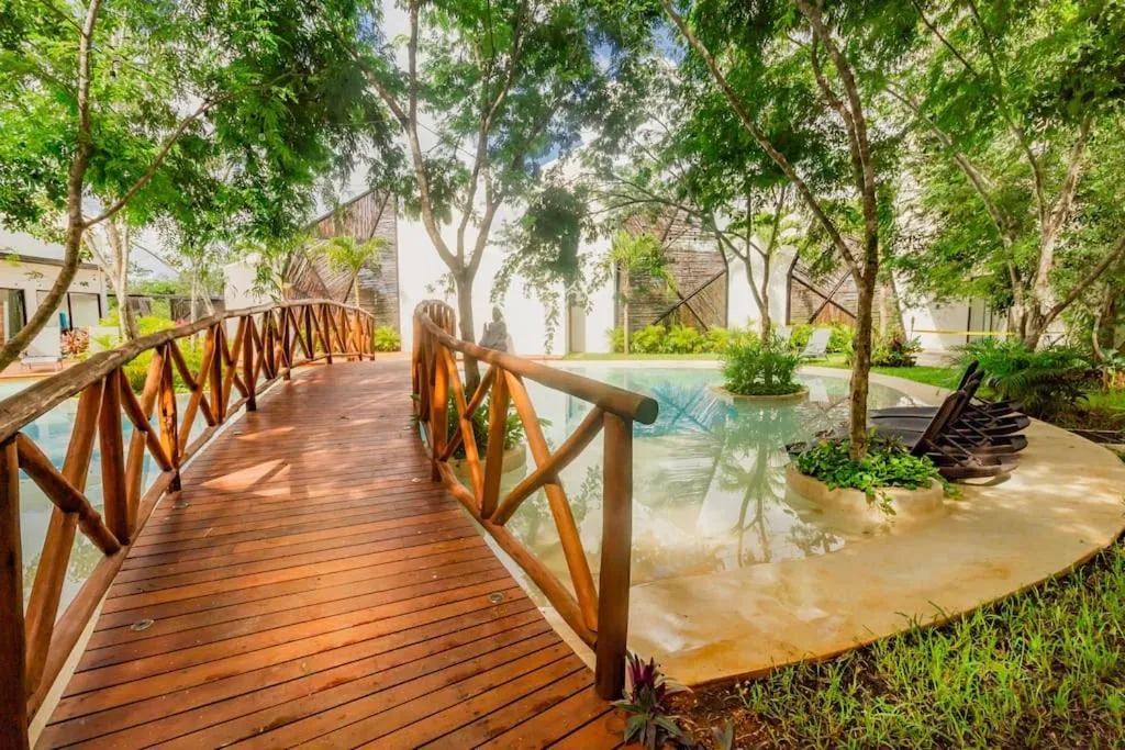 Near Beach+Jungle Views. King bed+220 megs+2 bikes