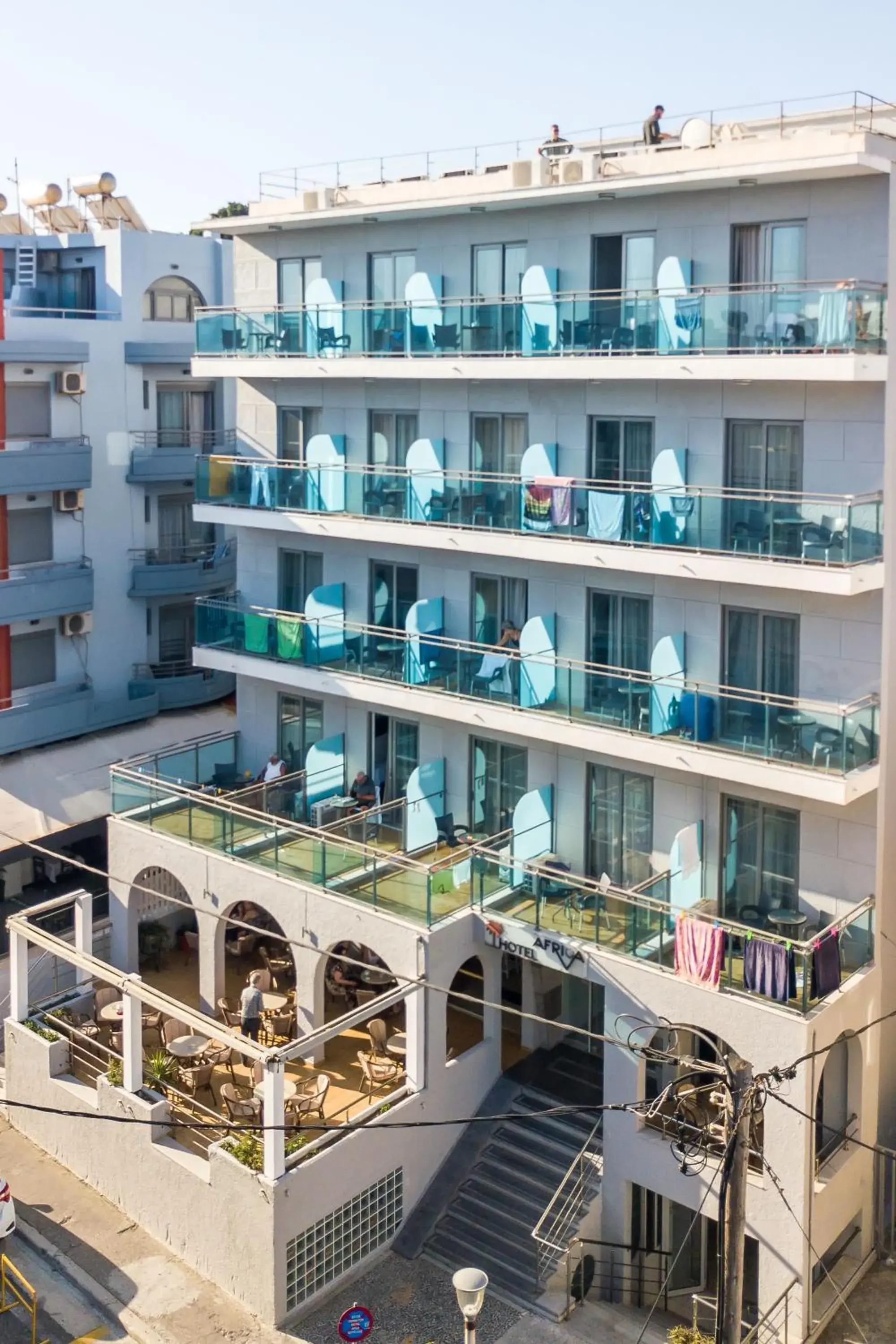 Facade/entrance in Hotel Africa Facade/entrance in Hotel Africa