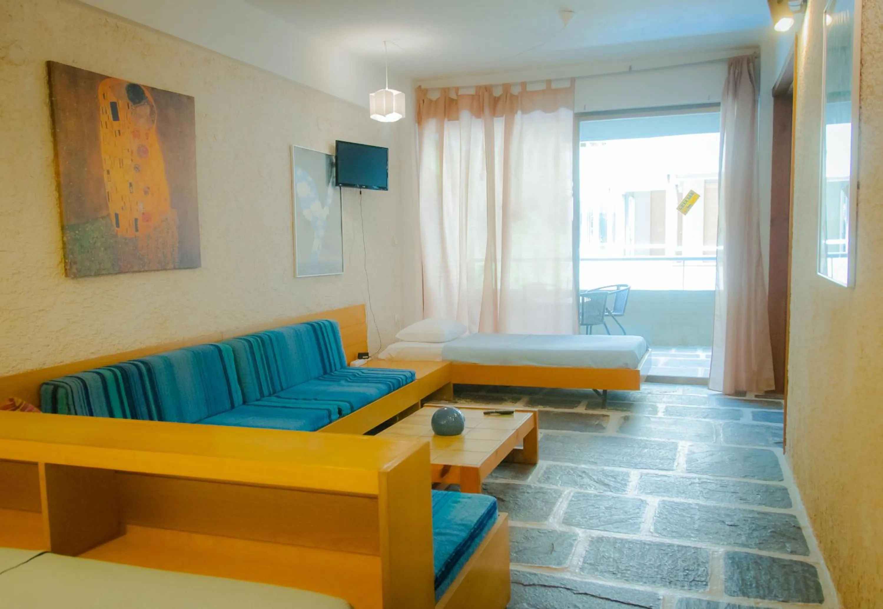 Living room in Apollonia Hotel Apartments