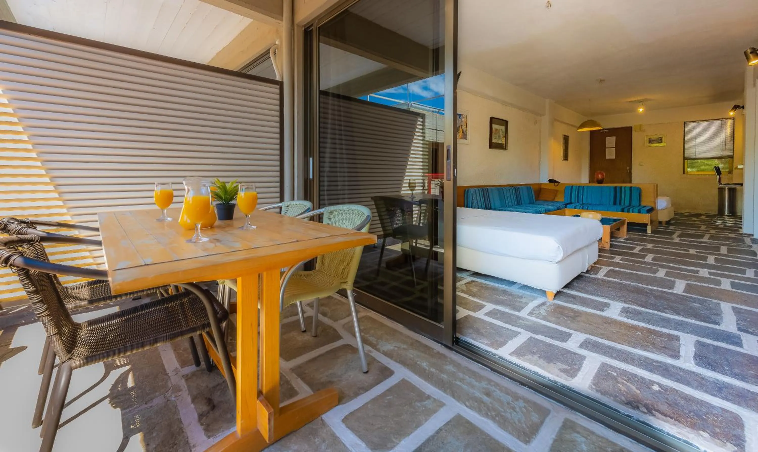 Balcony/Terrace in Apollonia Hotel Apartments