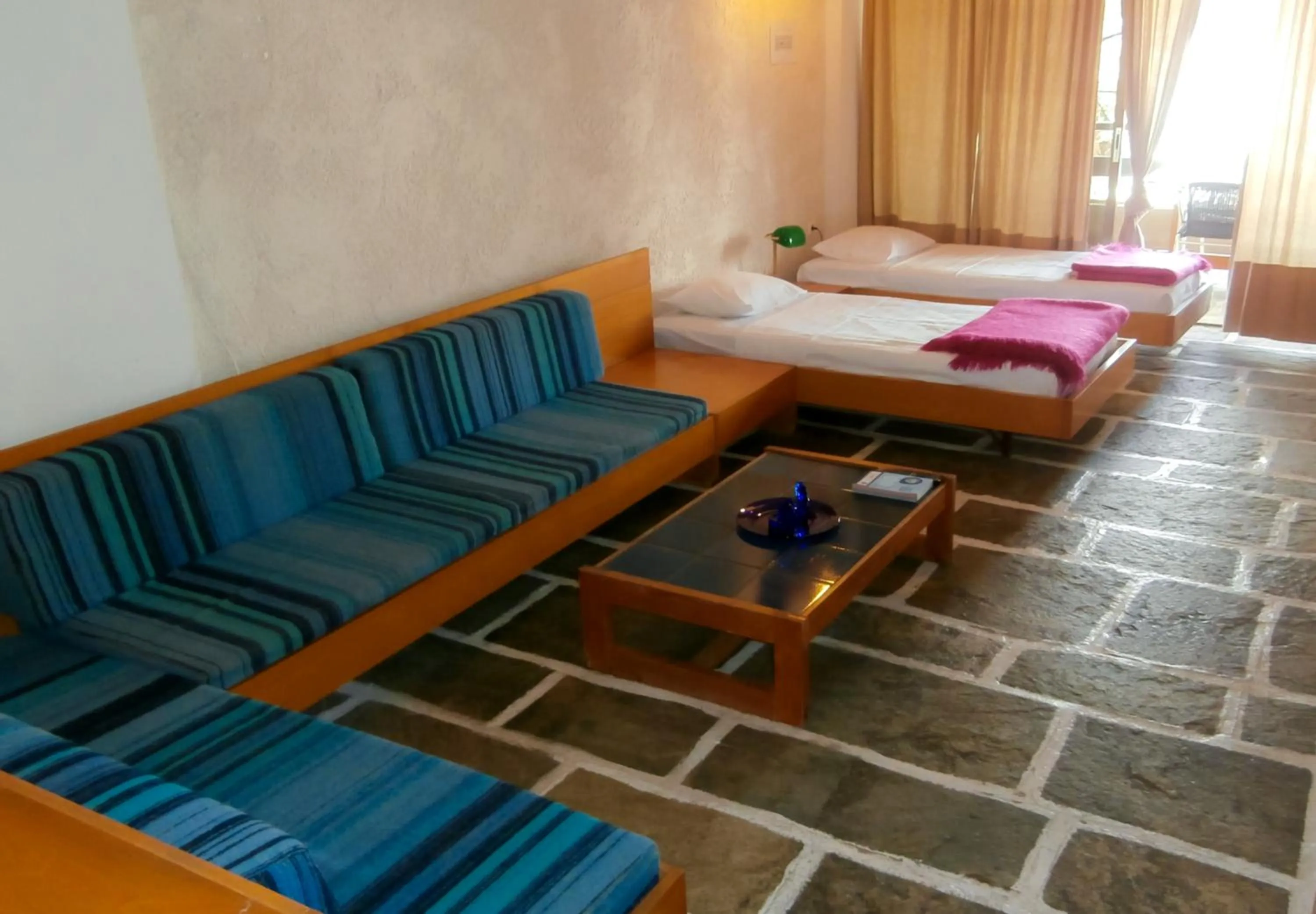 Bed in Apollonia Hotel Apartments