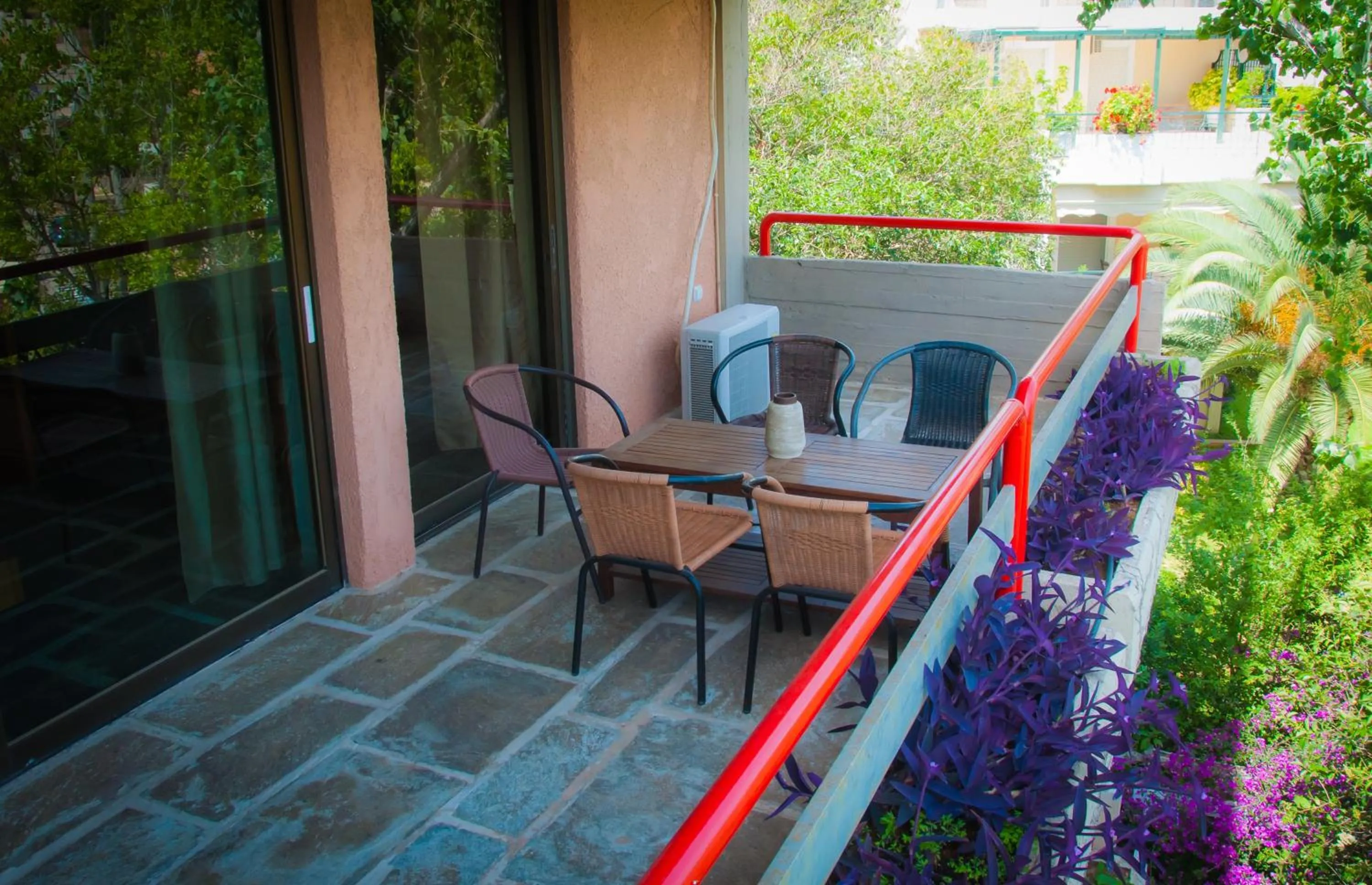 Balcony/Terrace in Apollonia Hotel Apartments